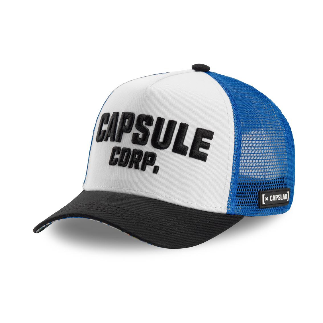 Capsule Corp. Dragon Ball Z White Black Blue Trucker Cap Capslab