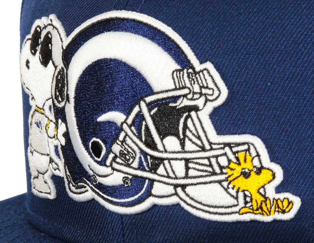 Los Angeles Rams NFL Peanuts Edition Ocean Blue 9Fifty Snapback Cap New Era
