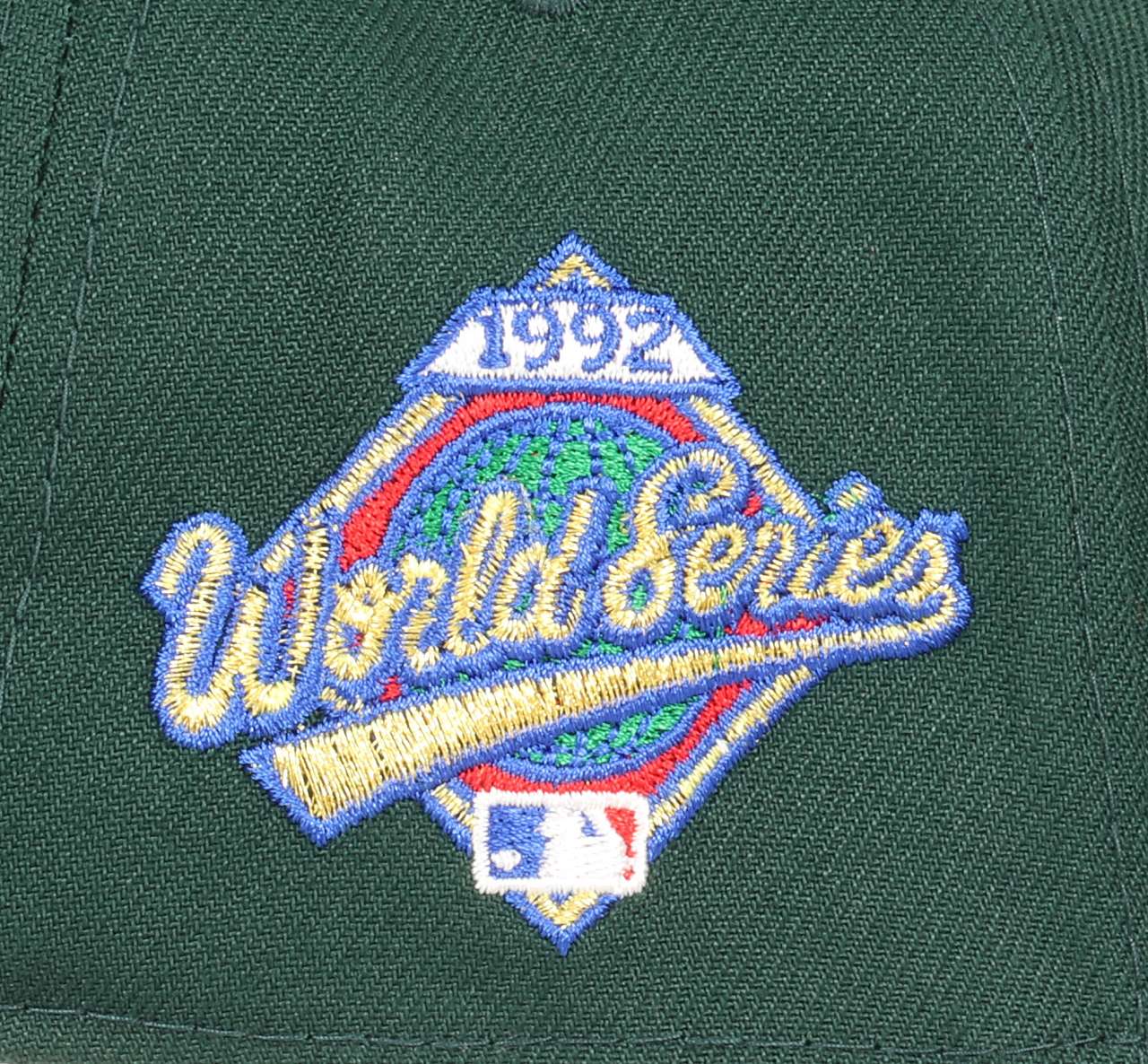 Atlanta Braves MLB World Series 1992 Sidepatch Dark Green 9Forty A-Frame Adjustable Cap New Era
