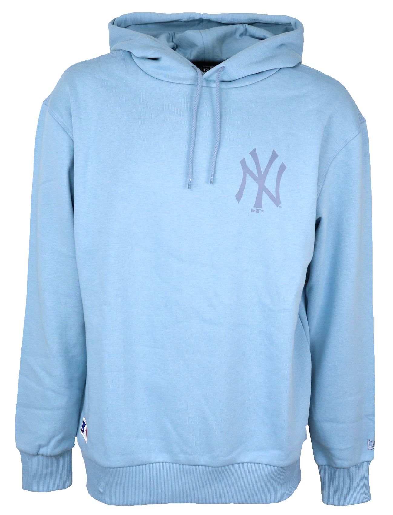 New York Yankees Soft Blue MLB Seasonal Infill Logo Oversized Hoody New Era