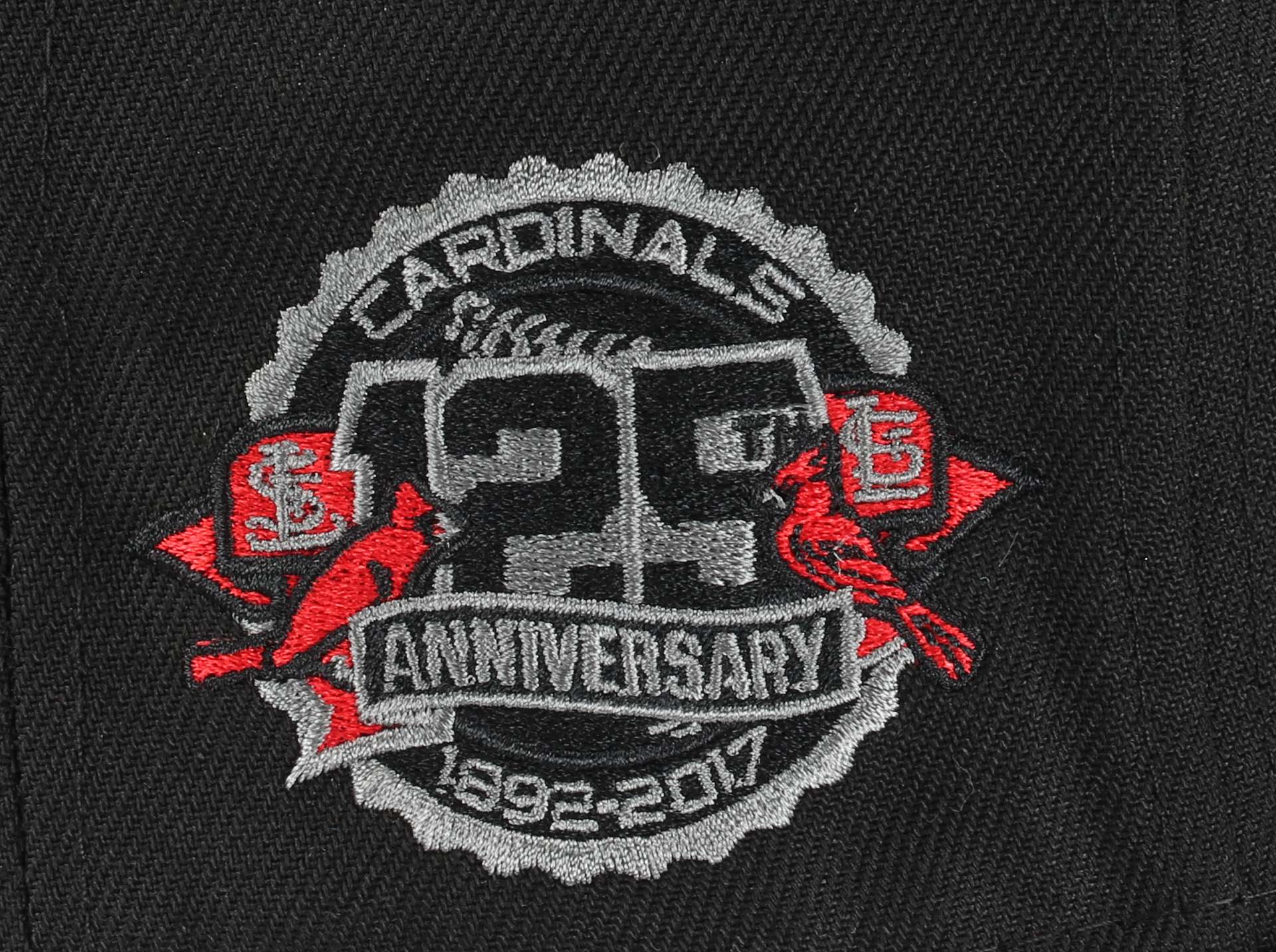 St. Louis Cardinals MLB Sidepatch 25th Anniversary Black Cooperstown 59Fifty Basecap New Era