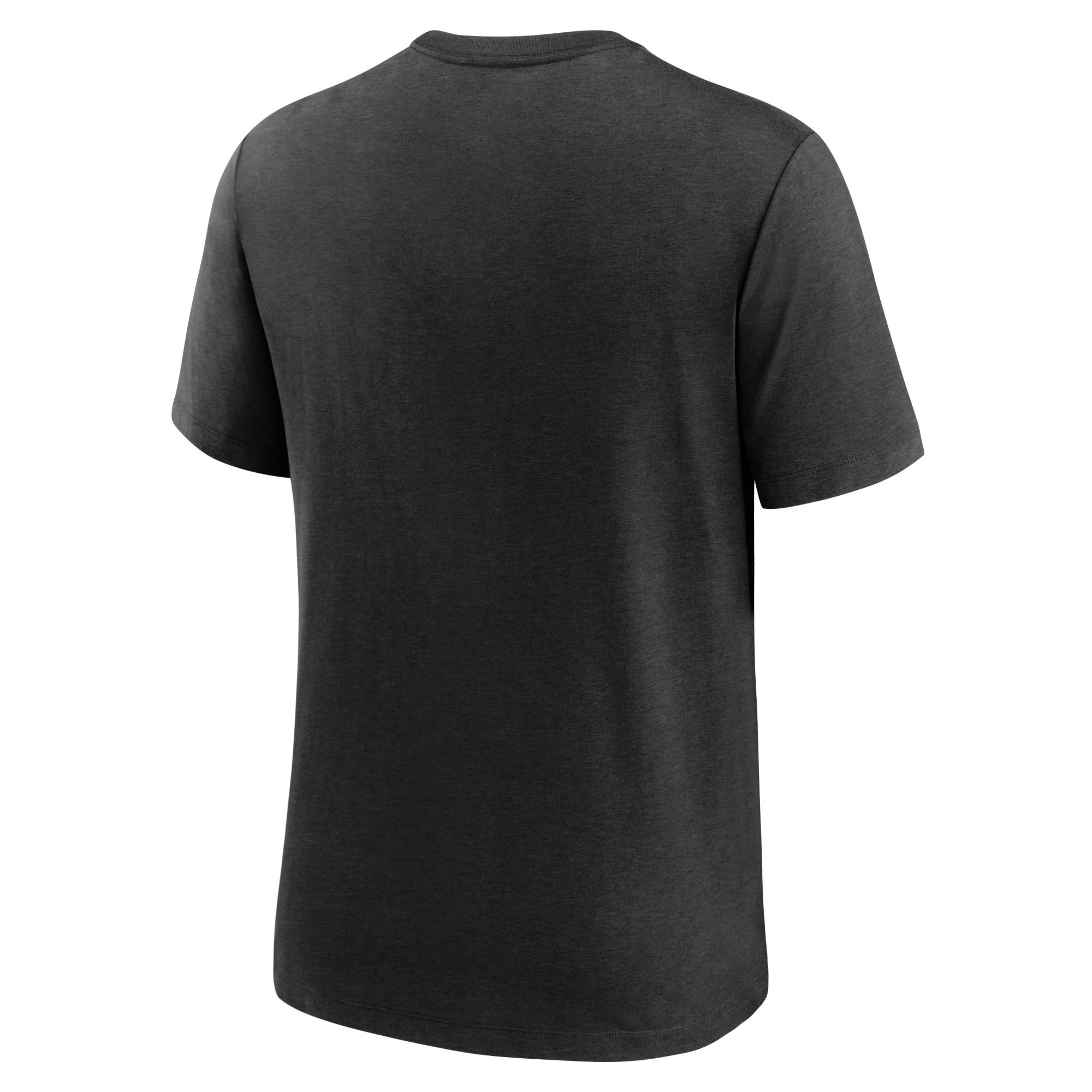 Las Vegas Raiders NFL Triblend Team Name Black Heather T-Shirt Nike