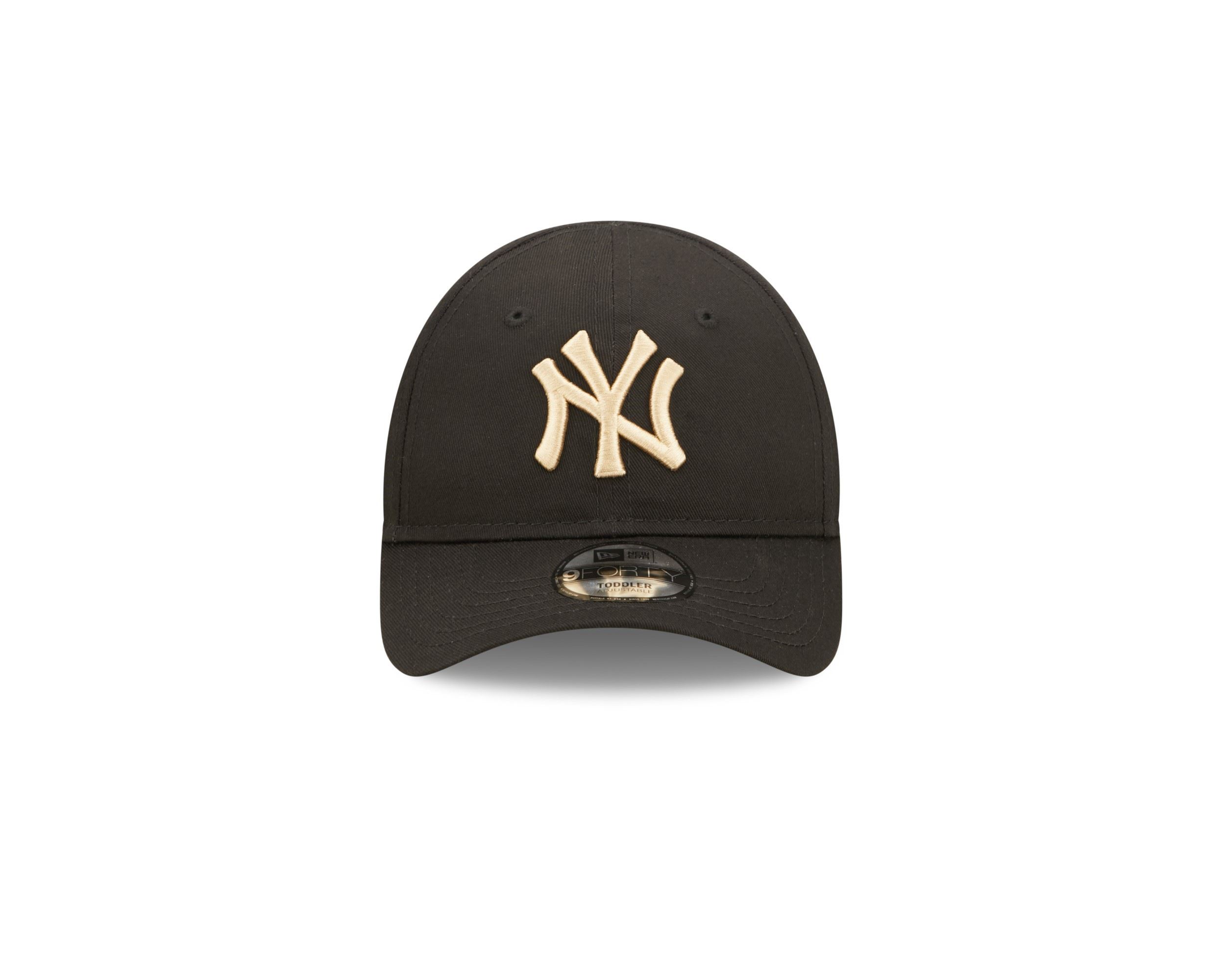New York Yankees MLB League Essential Black Gold 9Forty Toddler Cap New Era