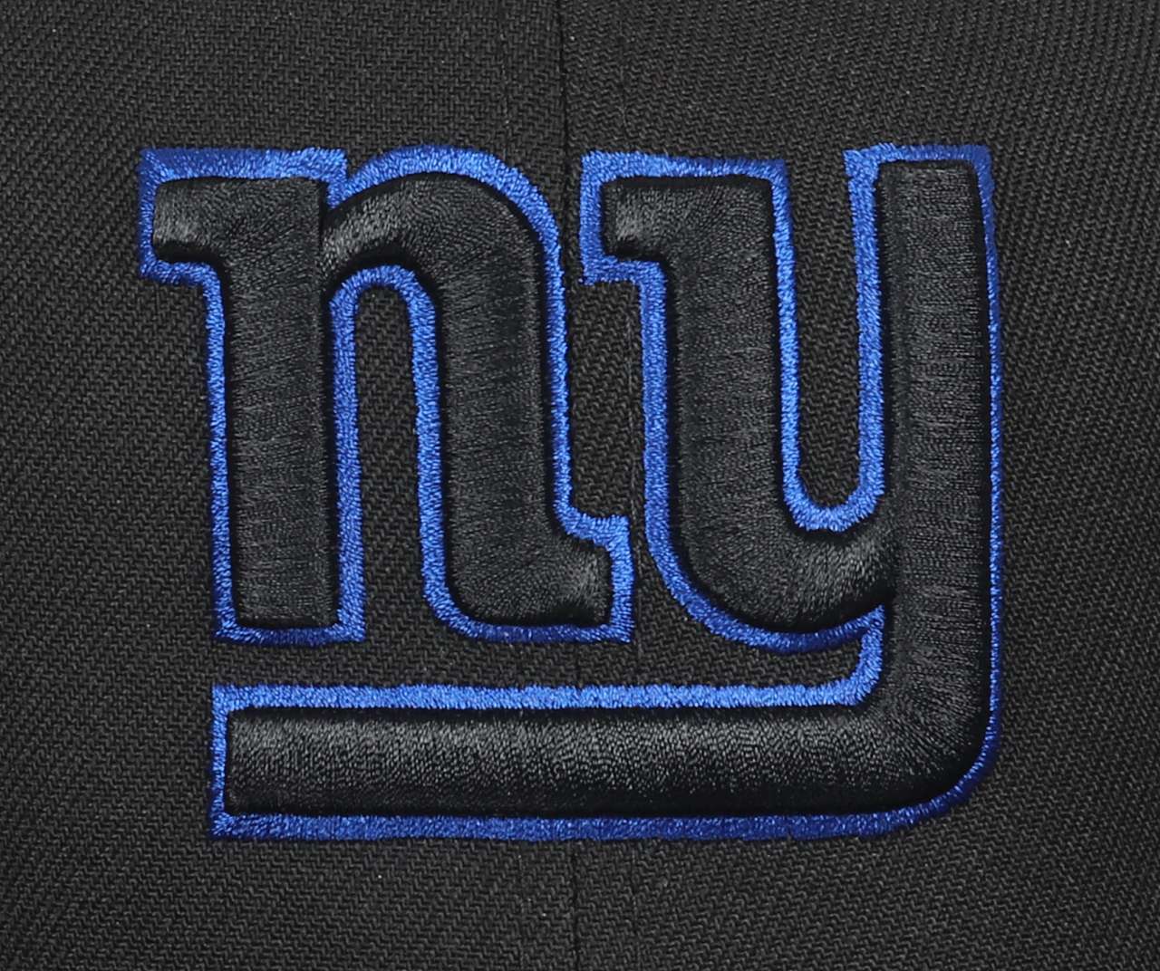 New York Giants NFL Team Colour 25th Anniversary Champions Sidepatch Black 9Fifty Snapback Cap New Era