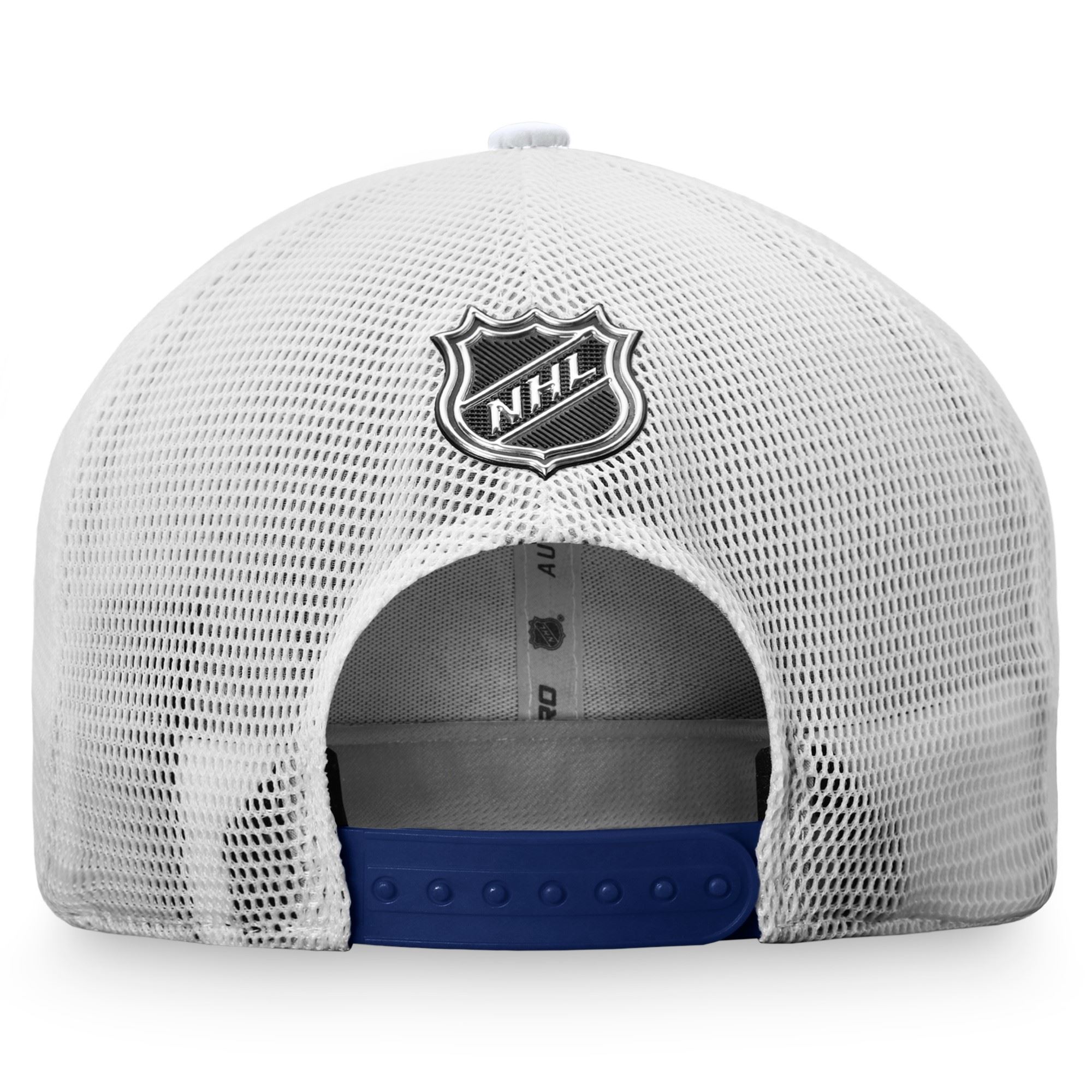 Toronto Maple Leafs NHL Authentic Pro Draft Jersey Hook Structured Trucker Cap Fanatics