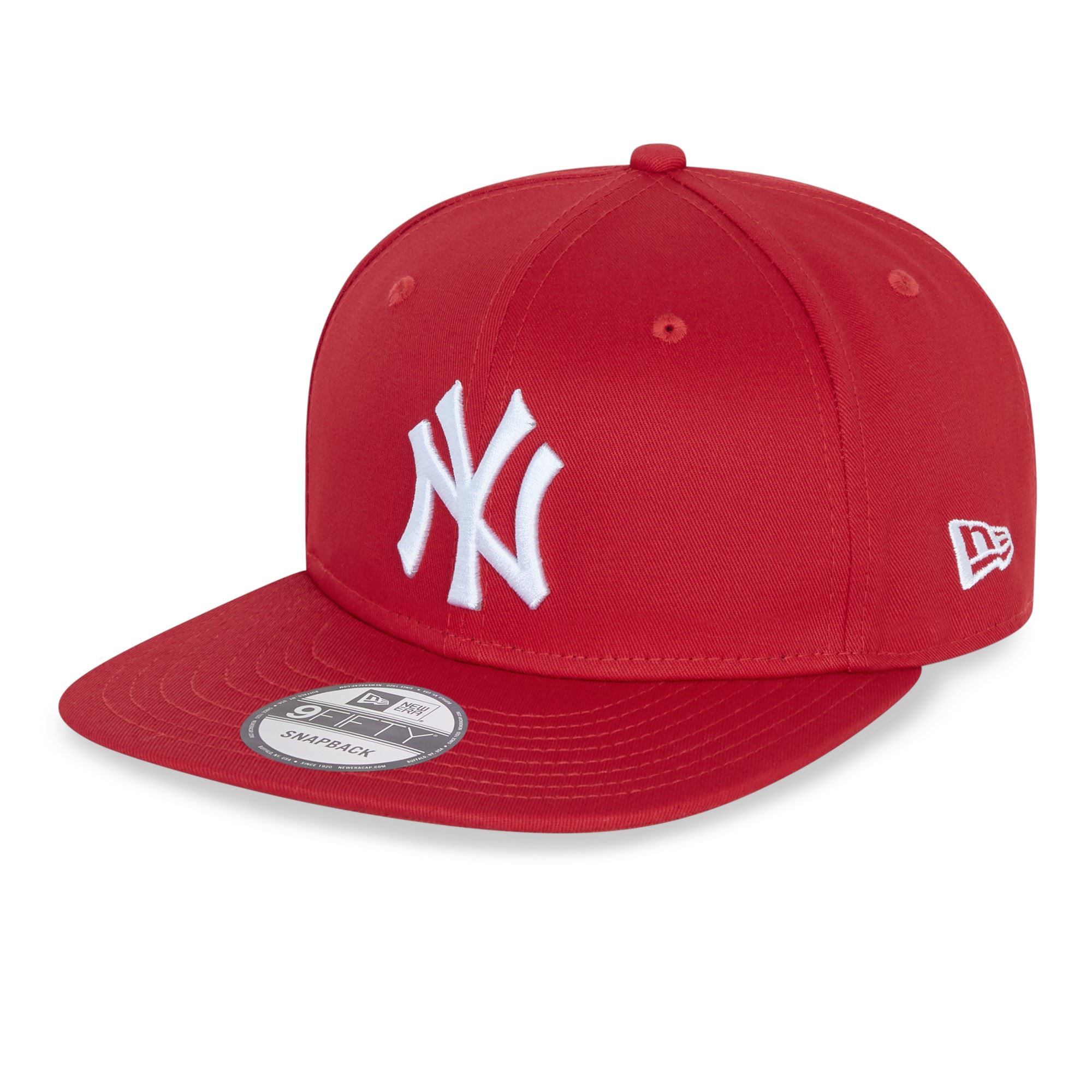 New York Yankees MLB Essentials Scarlet 9Fifty Snapback Cap New Era