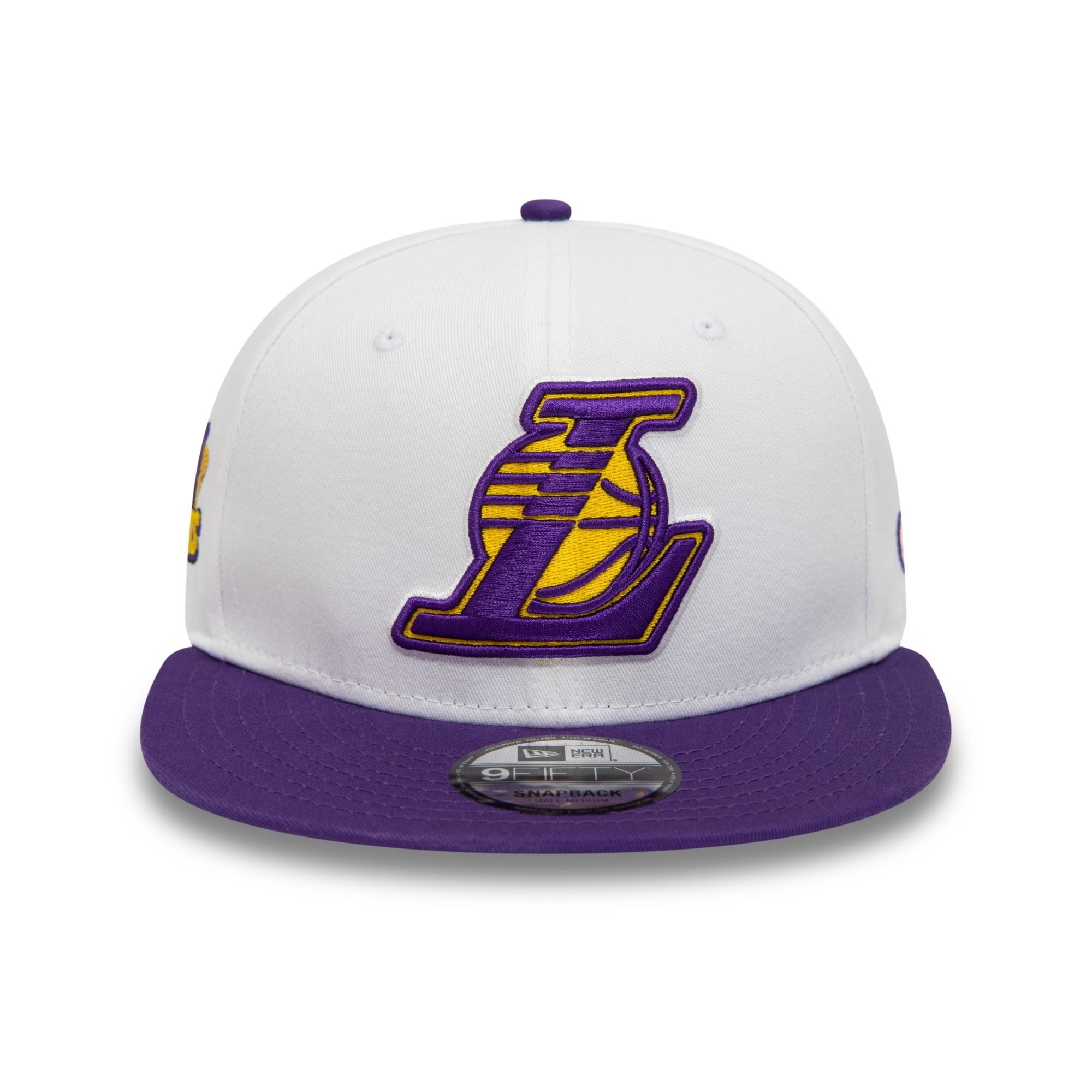 Los Angeles Lakers NBA White Crown Patches White 9Fifty Snapback Cap New Era
