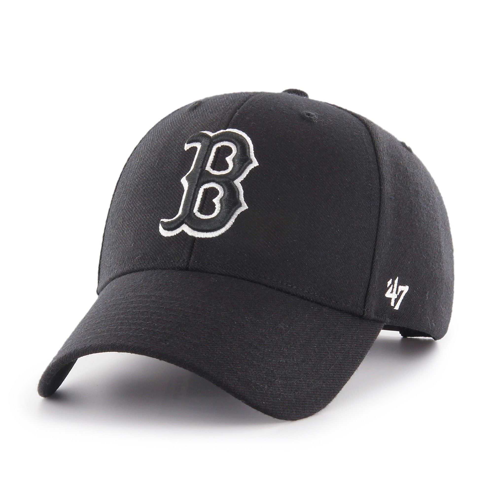 Boston Red Sox Black MLB Most Value P. Snapback Cap '47