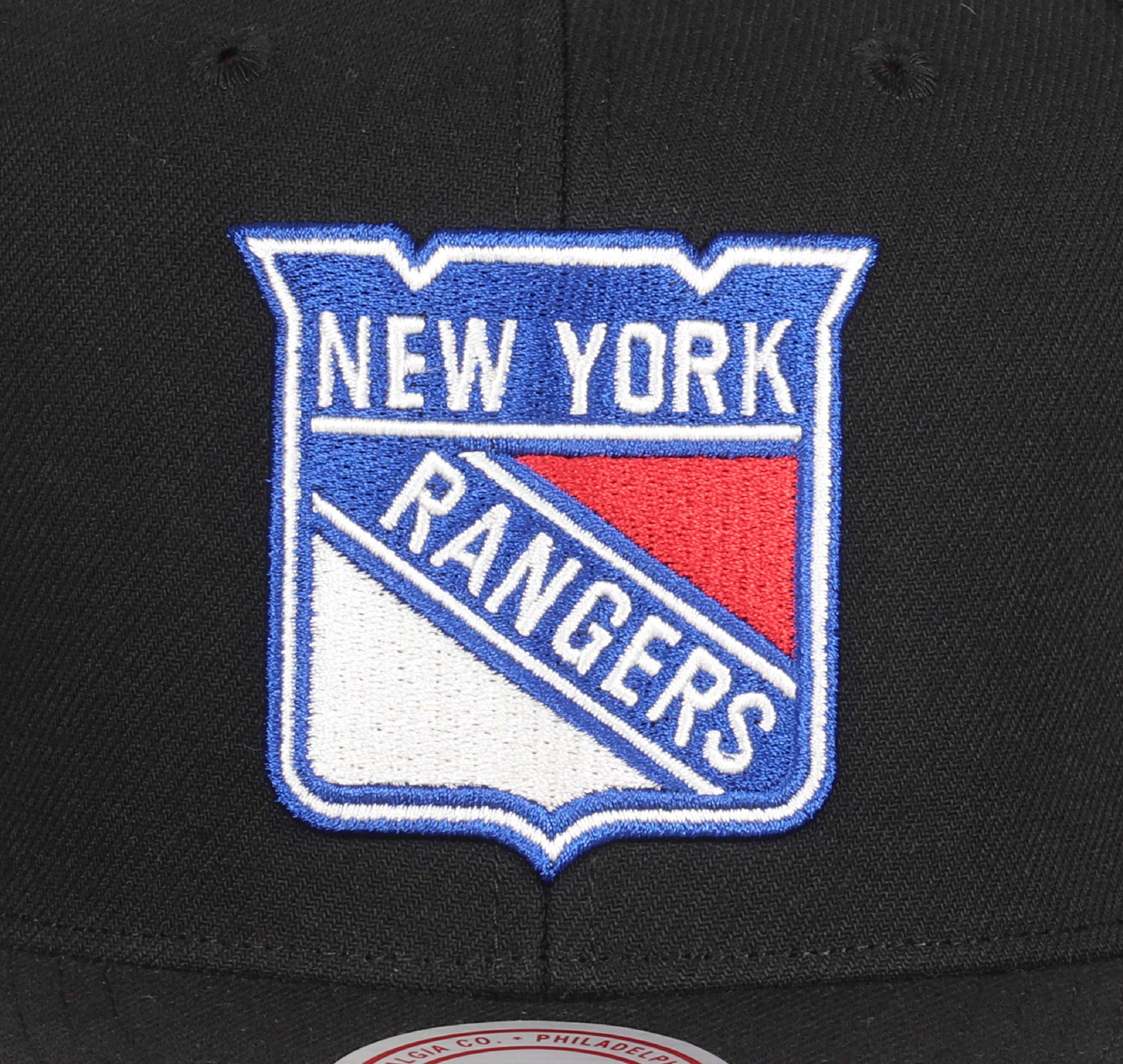 New York Rangers NHL Top Spot Original Fit Black Adjustable Snapback Cap Mitchell & Ness