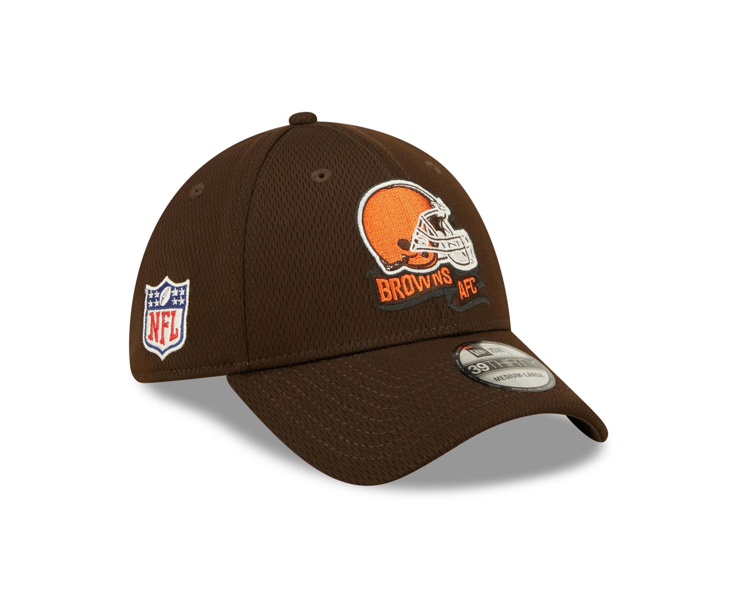 Cleveland Browns NFL 2022 Sideline Brown 39Thirty Stretch Cap New Era