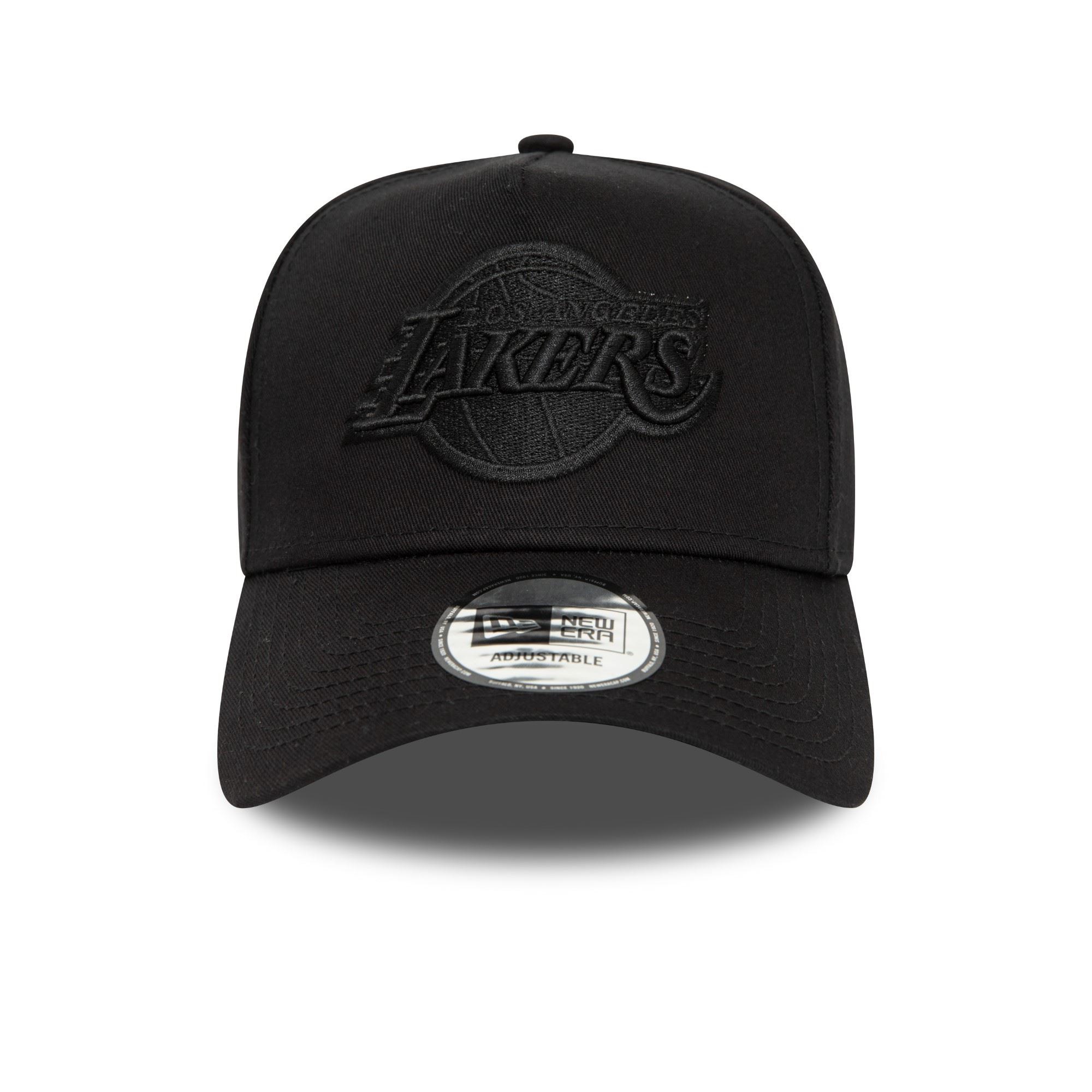 Los Angeles Lakers NBA Seasonal Schwarz Verstellbare E-Frame Cap New Era