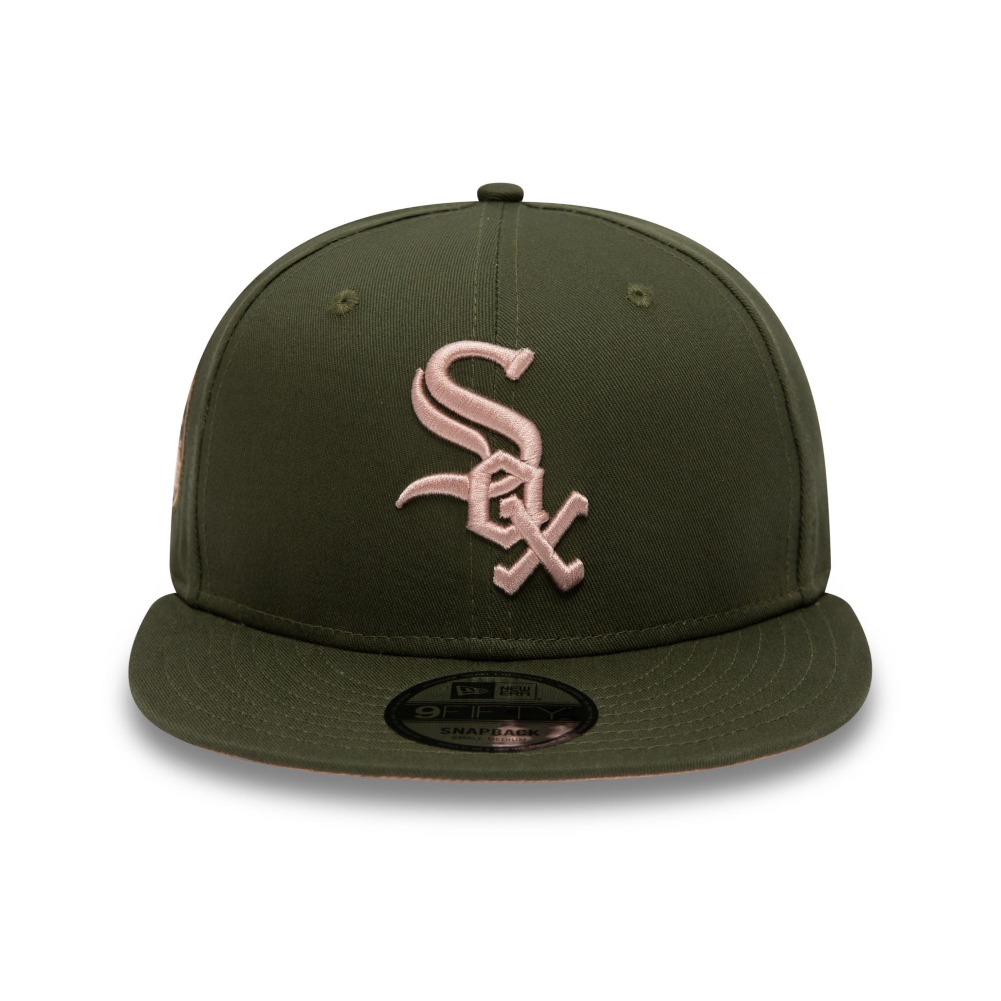 Chicago White Sox MLB Side Patch Olive 9Fifty Snaback Cap New Era