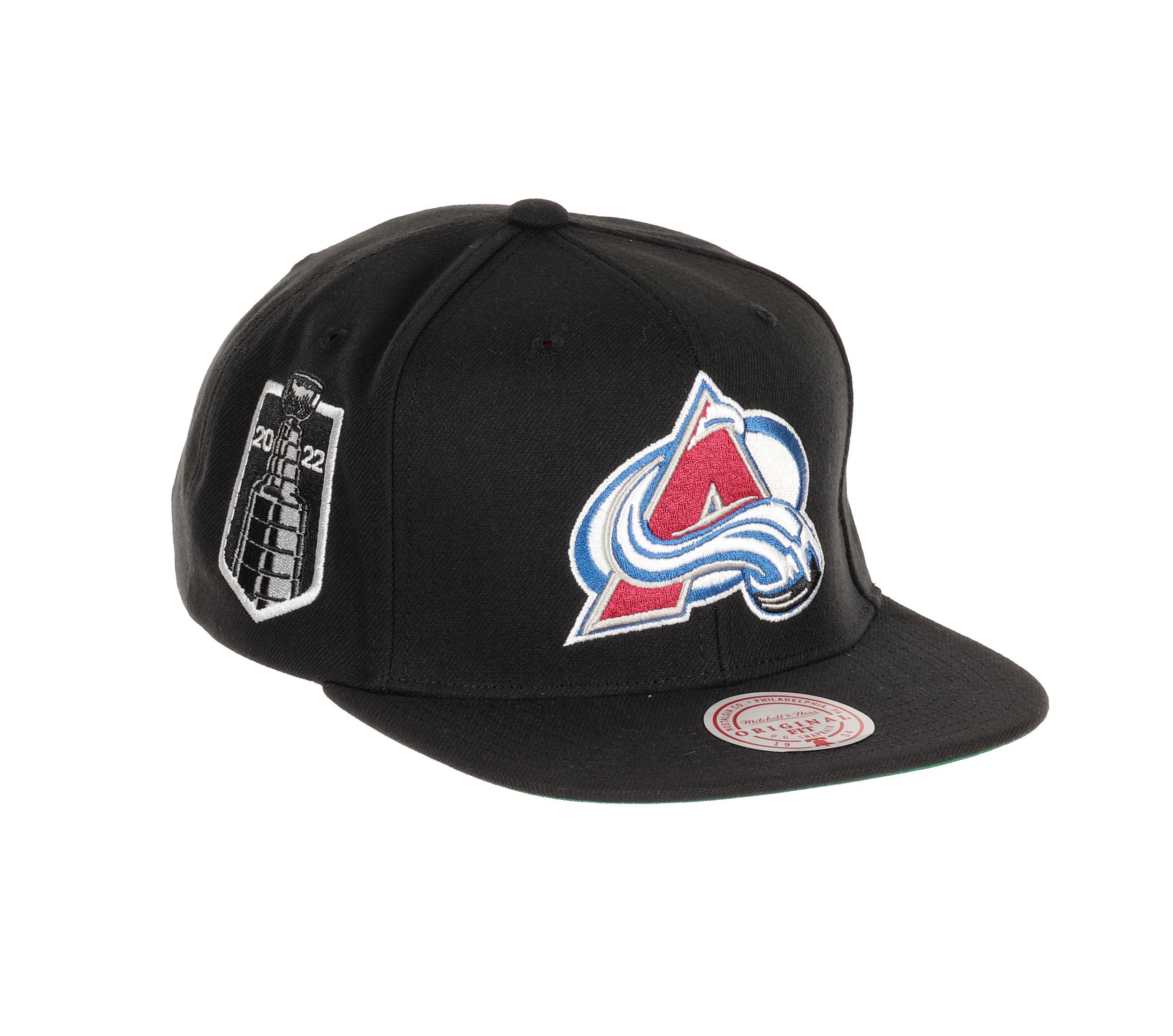 Colorado Avalanche NHL Top Spot Original Fit Black Adjustable Snapback Cap Mitchell & Ness