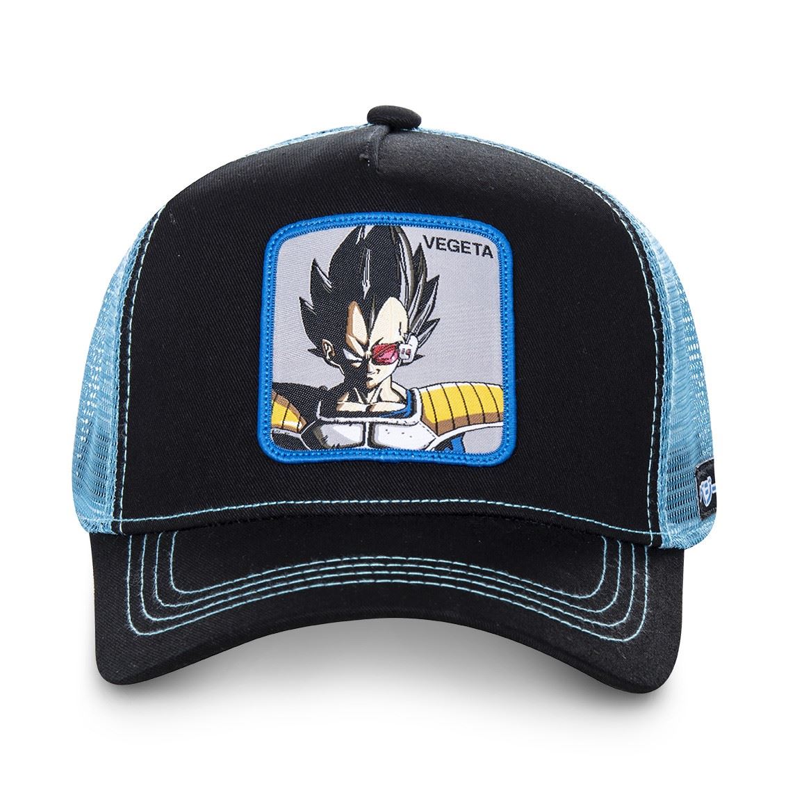 Vegeta Dragon Ball Z Black Blue Trucker Cap Capslab