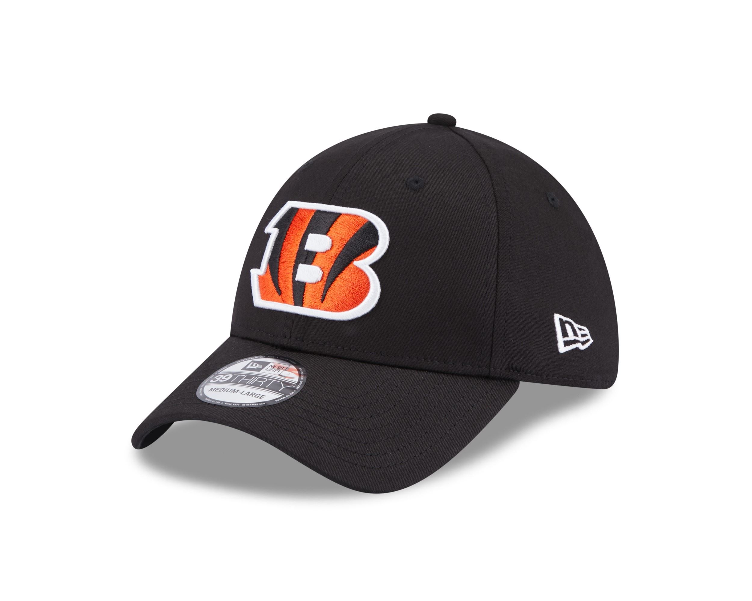 Cincinnati Bengals NFL Comfort Black 39Thirty Stretch Cap New Era
