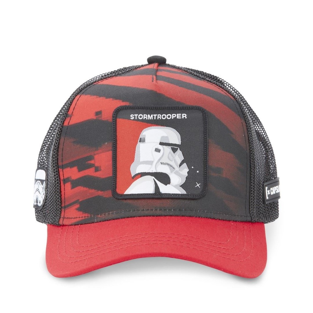 Stormtrooper Star Wars Black Red Trucker Cap Capslab