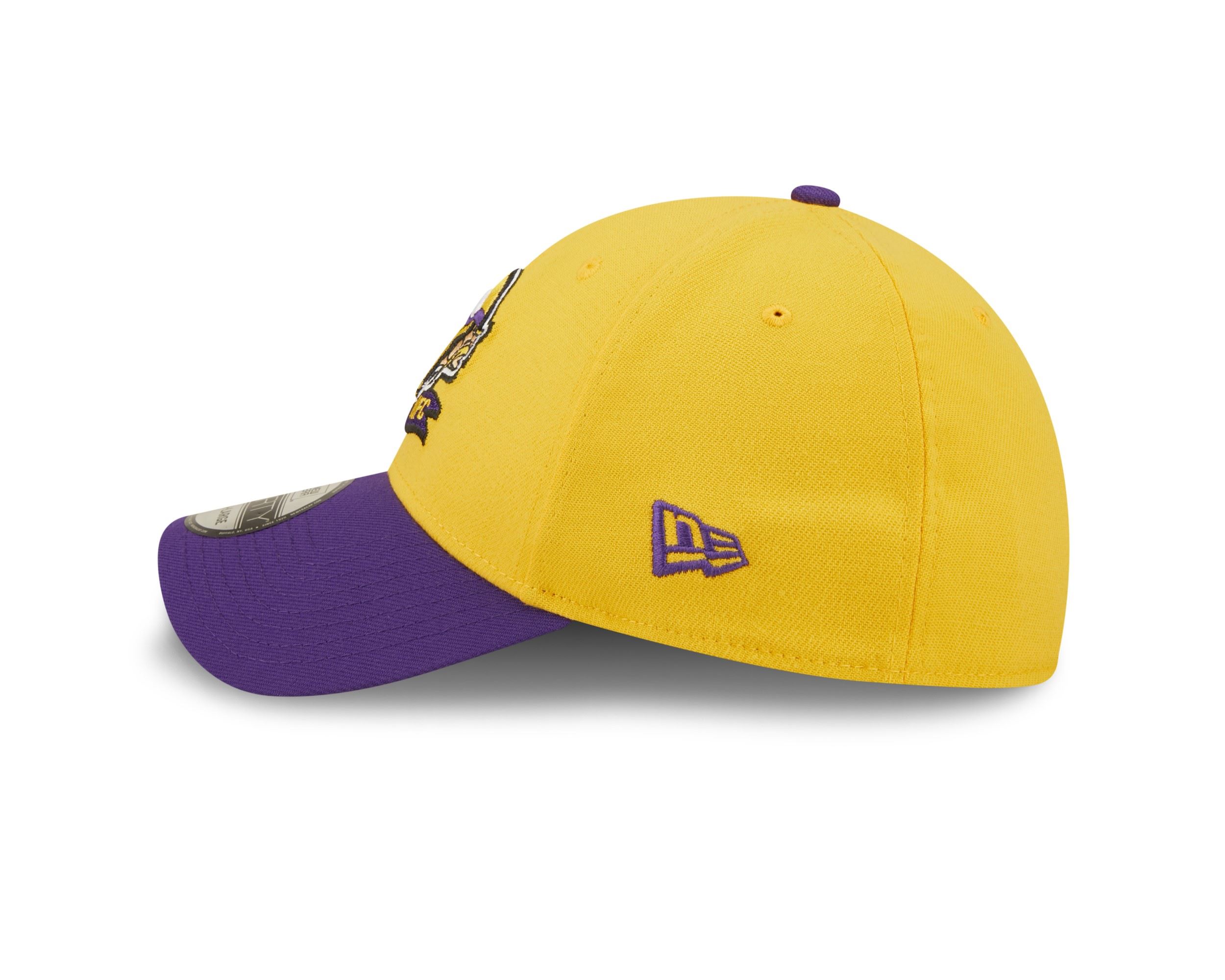 Minnesota Vikings NFL 2022 Sideline Yellow Purple 39Thirty Stretch Cap New Era