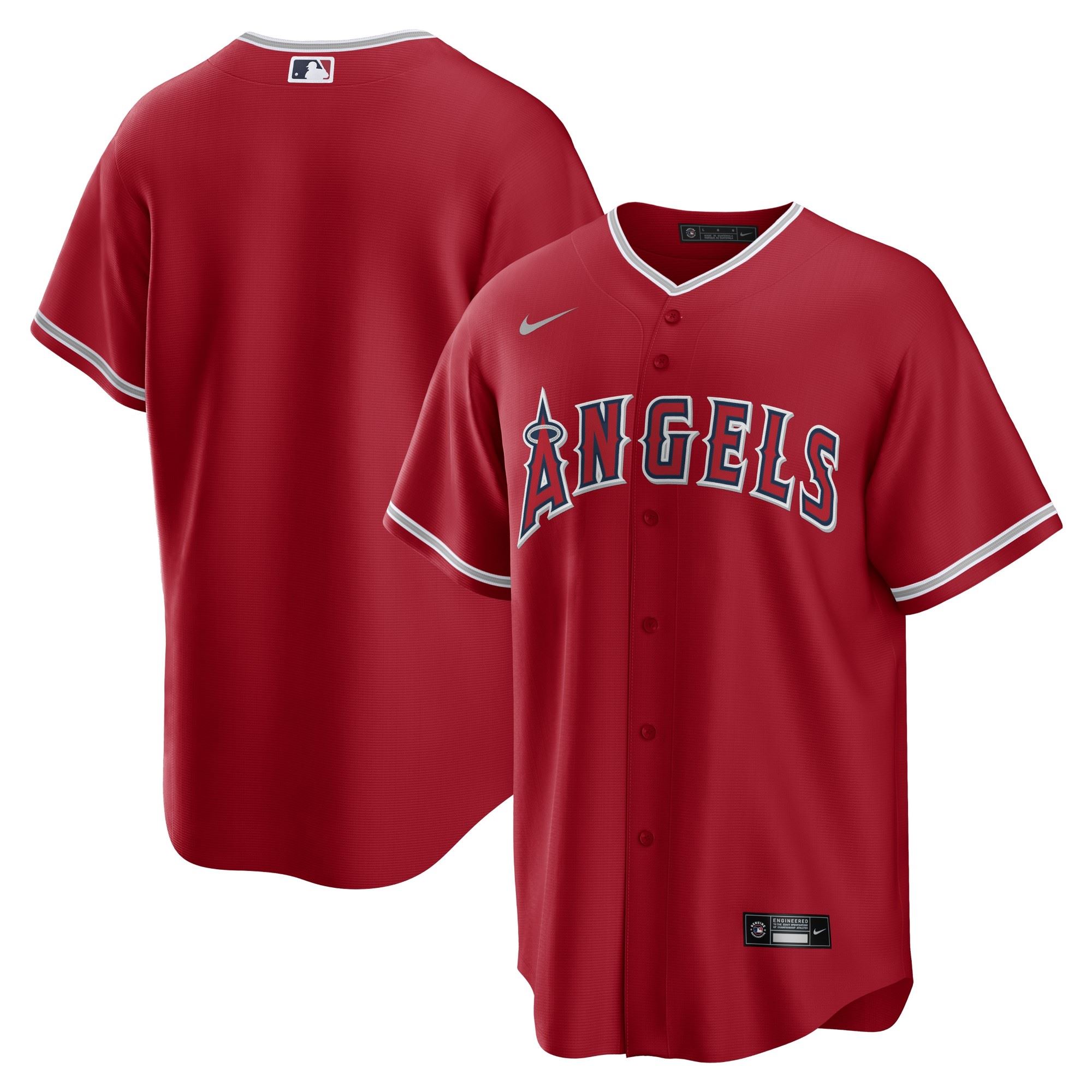 Los Angeles Angels of Anaheim Red Official MLB Replica Alternate Jersey Nike