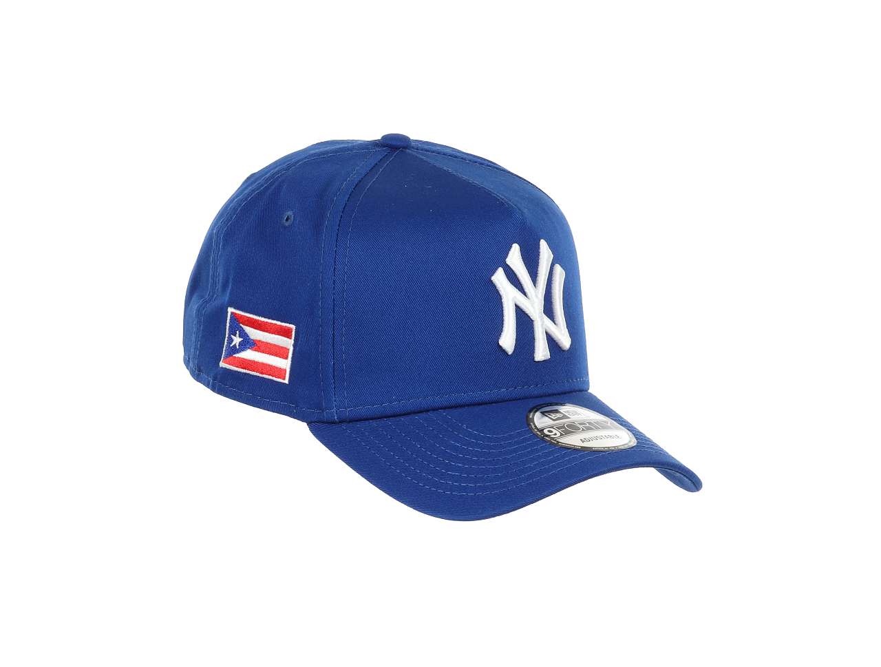 New York Yankees MLB Puerto Rico Sidepatch Light Royal 9Forty A-Frame Snapback Cap New Era