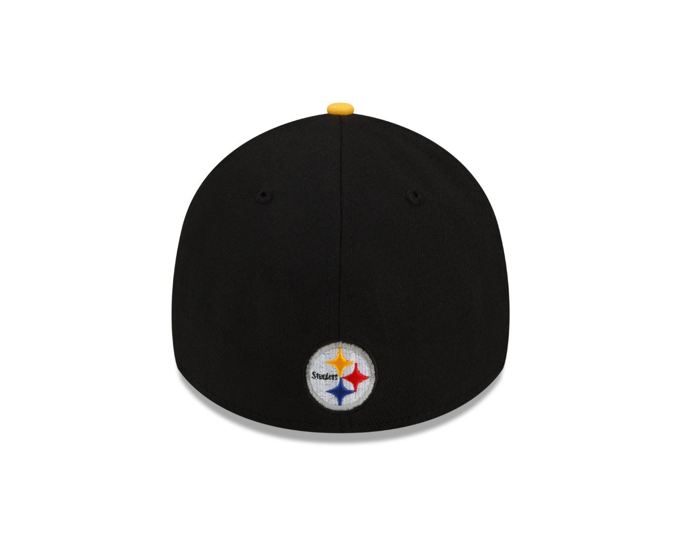 Pittsburgh Steelers 2022 NFL Draft Black Yellow 39Thirty Stretch Cap New Era