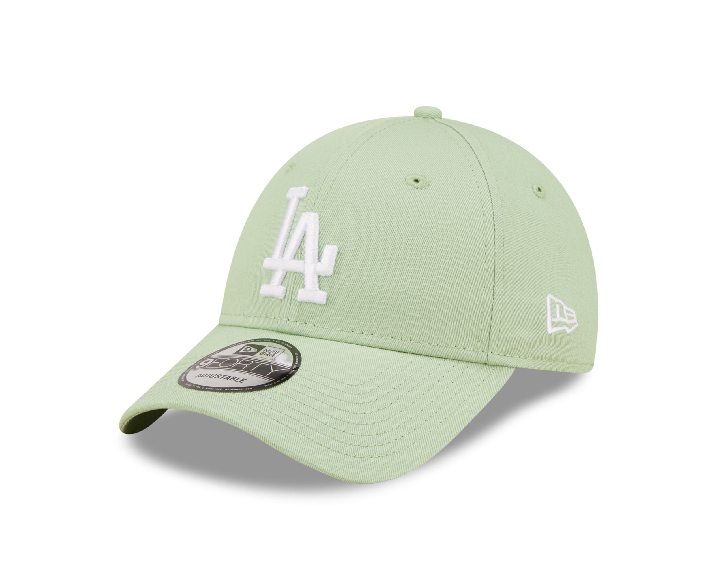 Los Angeles Dodgers MLB League Essential Grün Weiß 9Forty Verstellbare Cap New Era