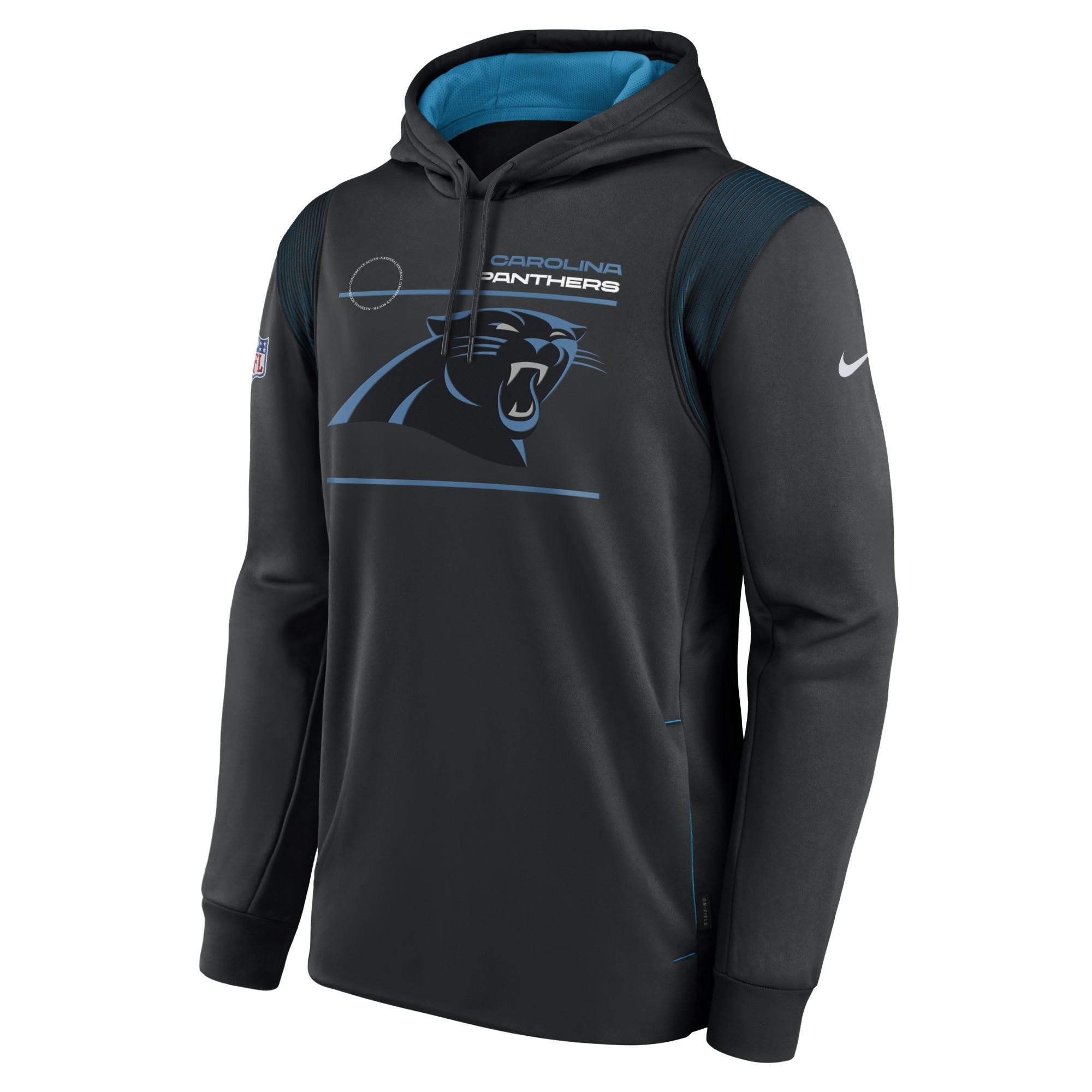 Carolina Panthers Black NFL Therma Hoody Nike