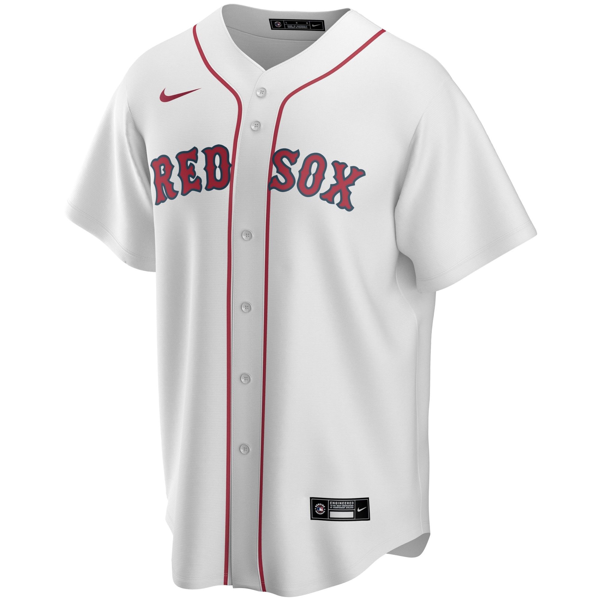 Boston Red Sox Official MLB Replica Home Jersey White Nike