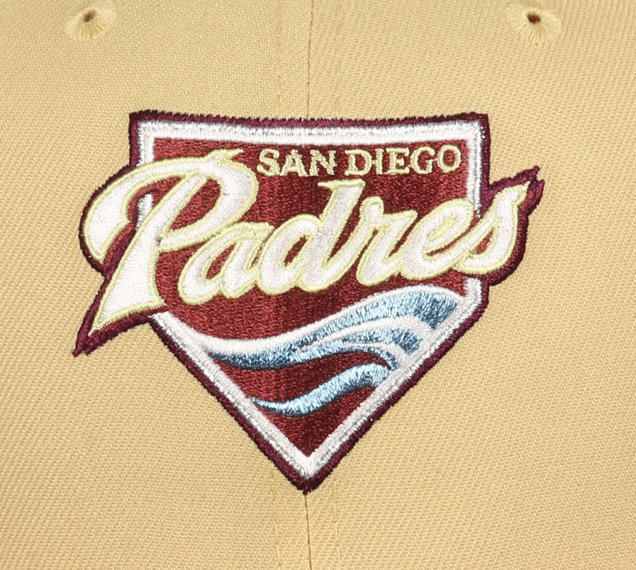 San Diego Padres MLB 40th Anniversary 1969-2009 Vegas Gold Maroon 59Fifty Basecap New Era