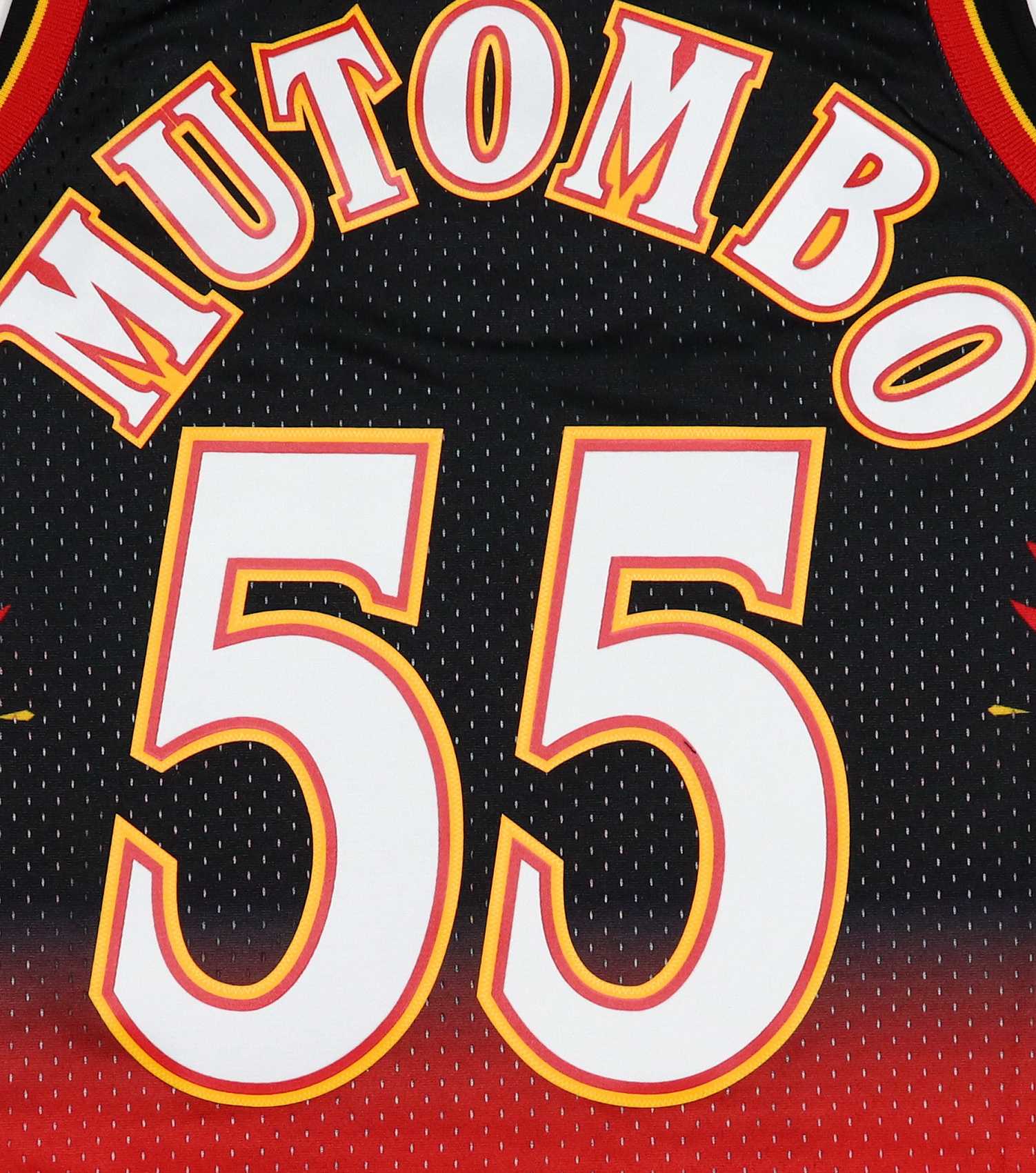 Dikembe Mutombo #55 Atlanta Hawks NBA Swingman Mitchell & Ness