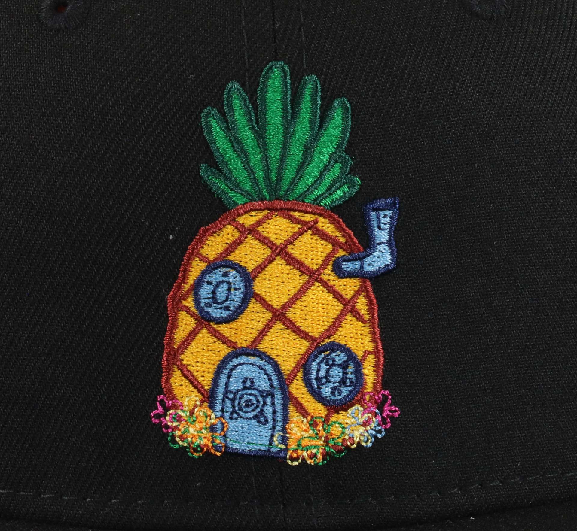 Spongebob Squarepants Pineapple House Black 9Fifty Snapback Cap New Era