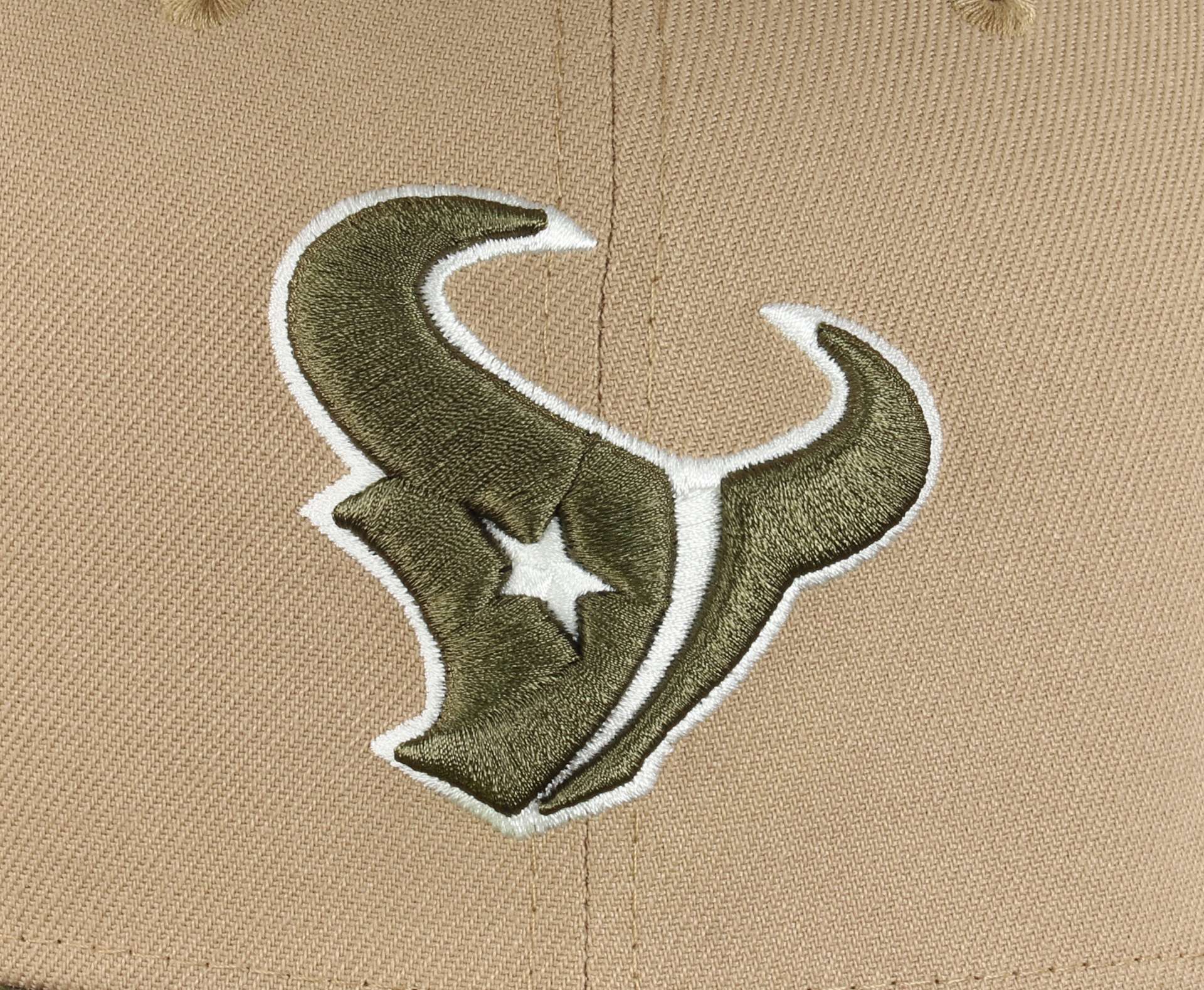 Houston Texans NFL Inaugural Season 2002 Sidepatch Camel Olive 59Fifty Basecap New Era
