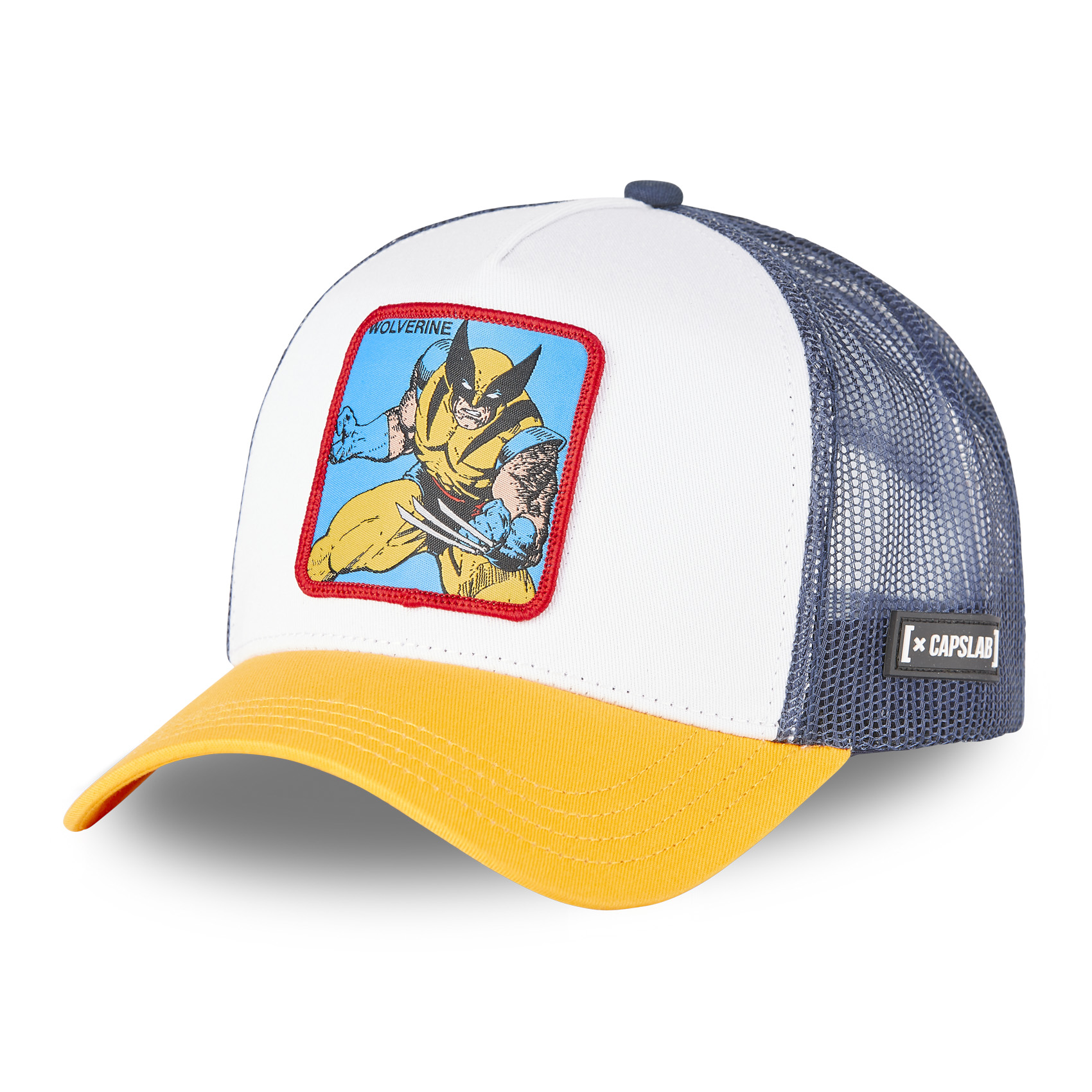 Wolverine Marvel White / Yellow Trucker Cap Capslab