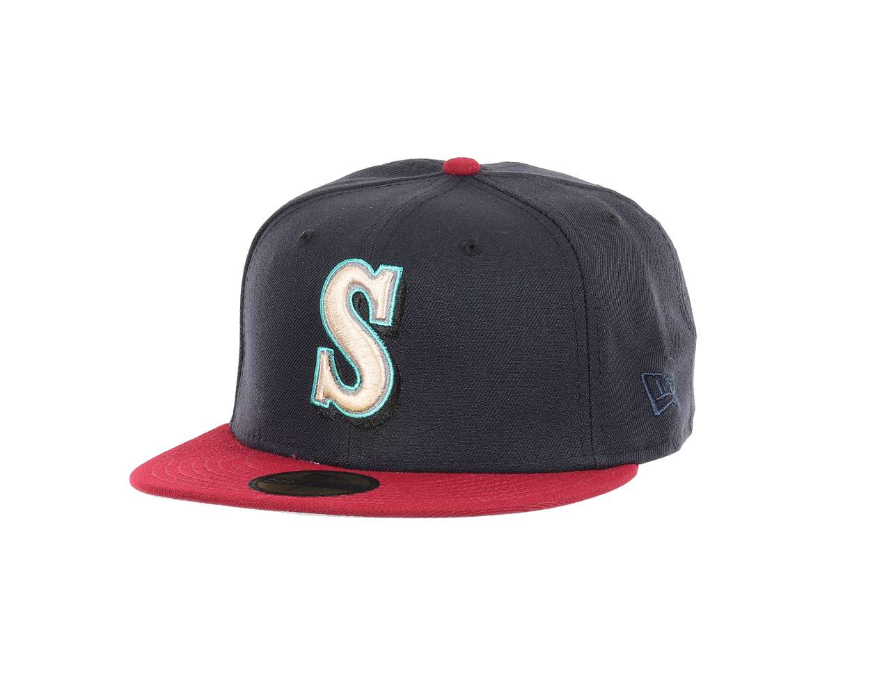 Seattle Mariners MLB 40th Anniversary Sidepatch Brown 59Fifty Basecap New Era