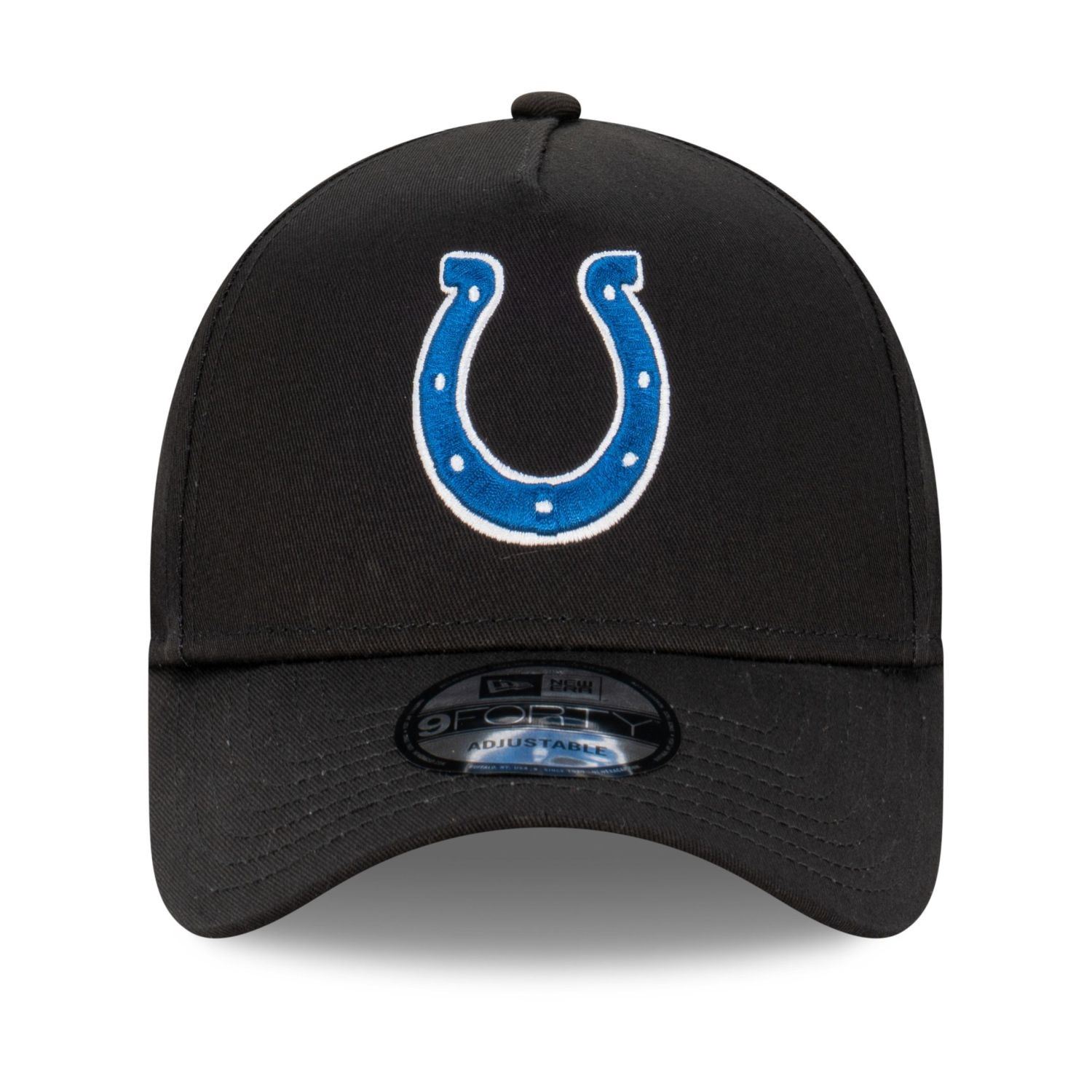 Indianapolis Colts NFL Evergreen Black 9Forty Adjustable A-Frame Cap New Era