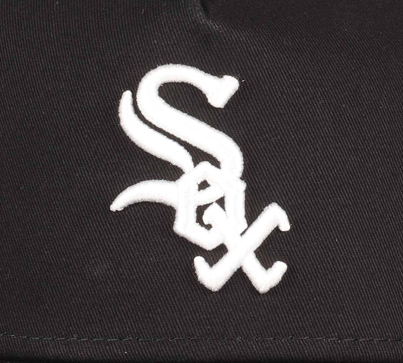  Chicago White Sox MLB Black 9Forty A-Frame Snapback Cap New Era