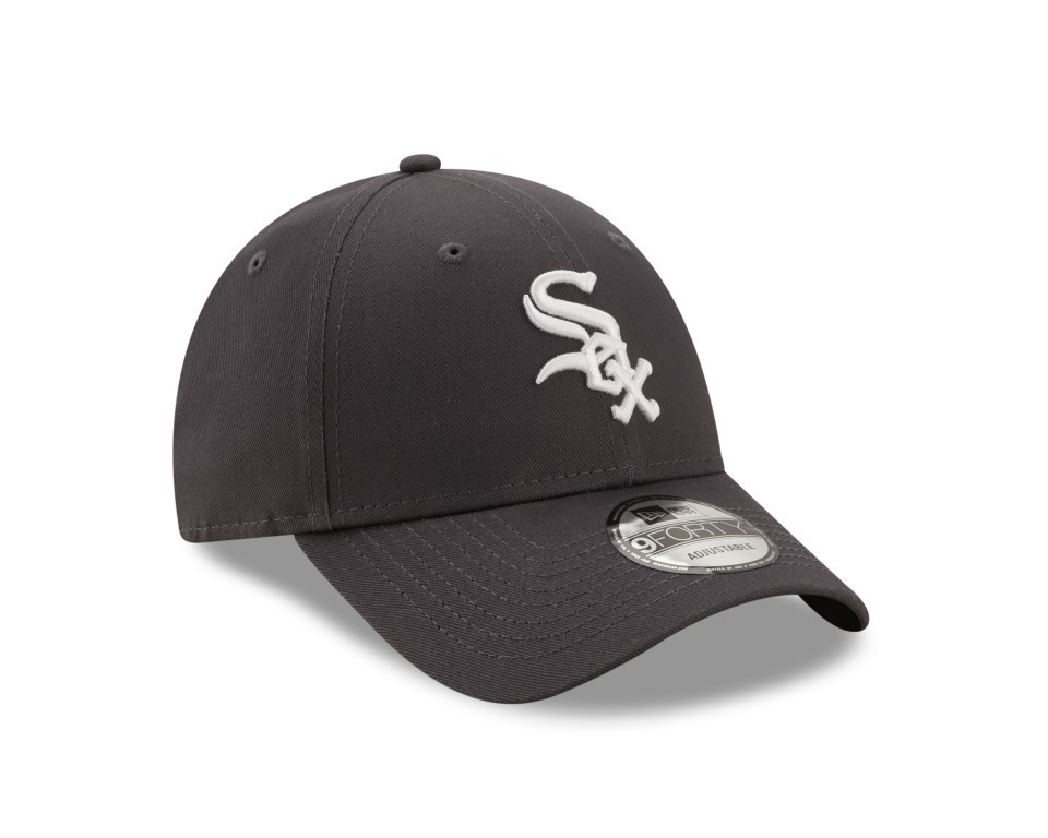 Chicago White Sox MLB League Essential Grey White 9Forty Adjustable Cap New Era