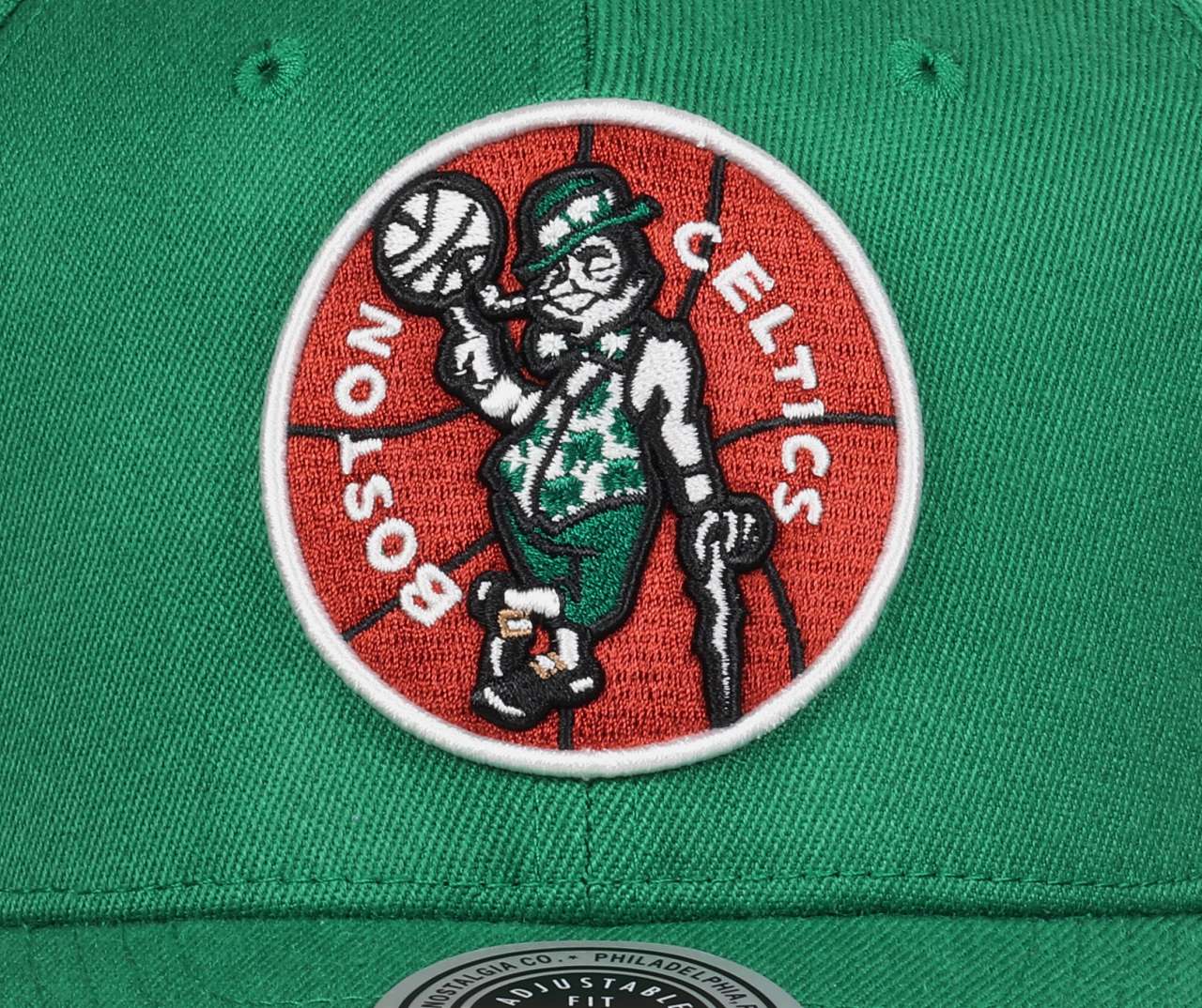 Boston Celtics Green NBA Team Ground 2.0 Stretch Snapback HWC Cap Mitchell & Ness