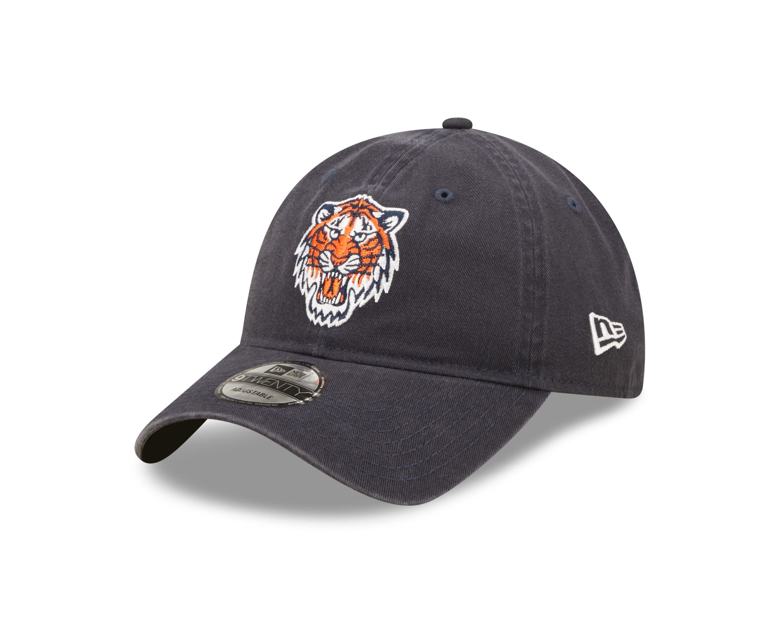 Detroit Tigers MLB Team Patch Navy 9Twenty Unstructured Strapback Cap New Era