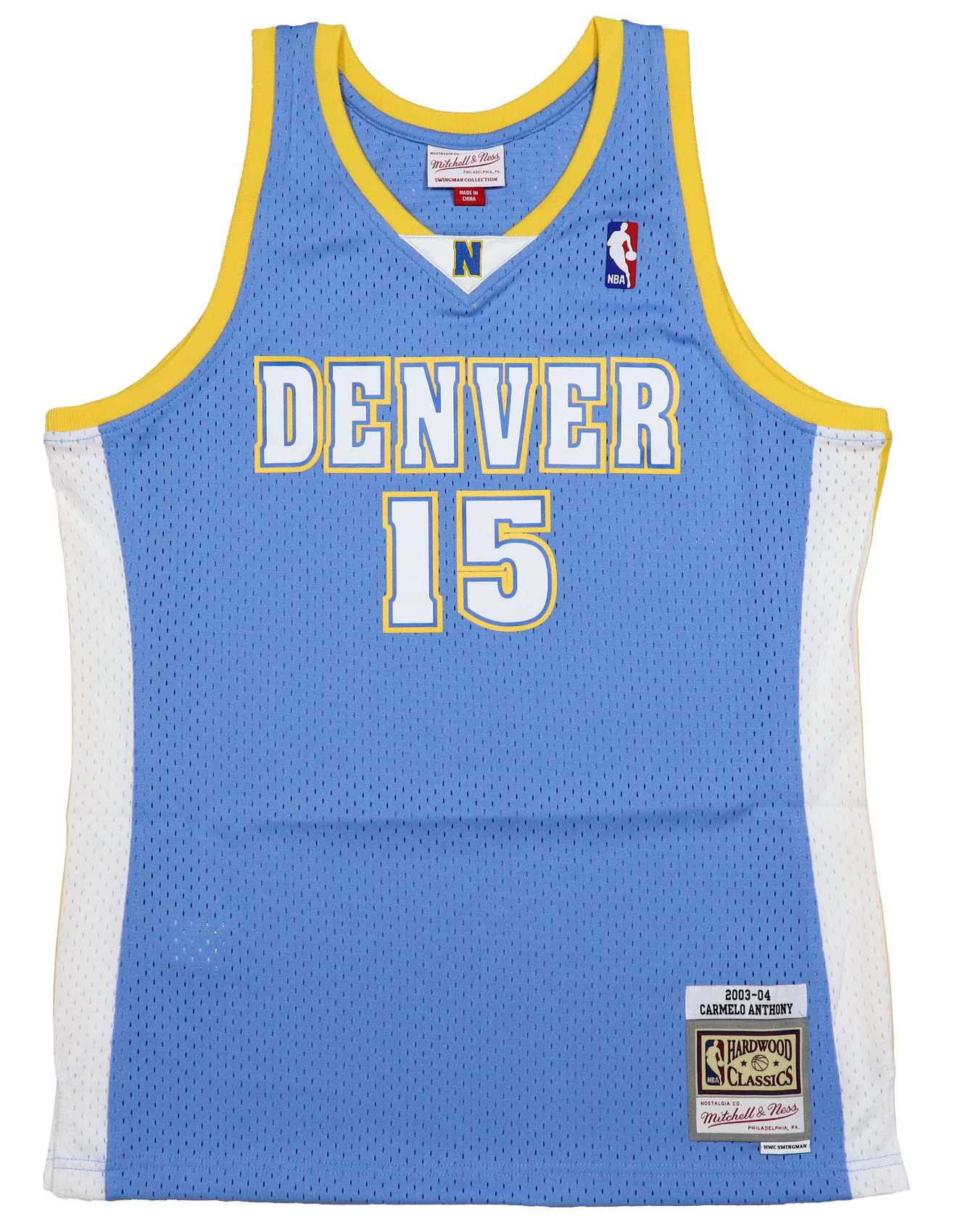 Carmelo Anthony #15 Denver Nuggets NBA Swingman Mitchell & Ness