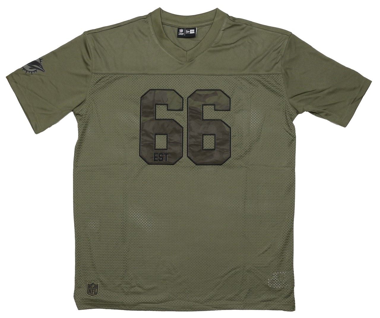 Miami Dolphins NFL Camo Jersey T- Shirt New Era
