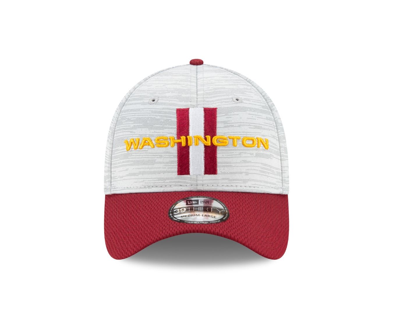 Washington Football Team  NFL Training 2021 Grey 39Thirty Stretch Cap New Era