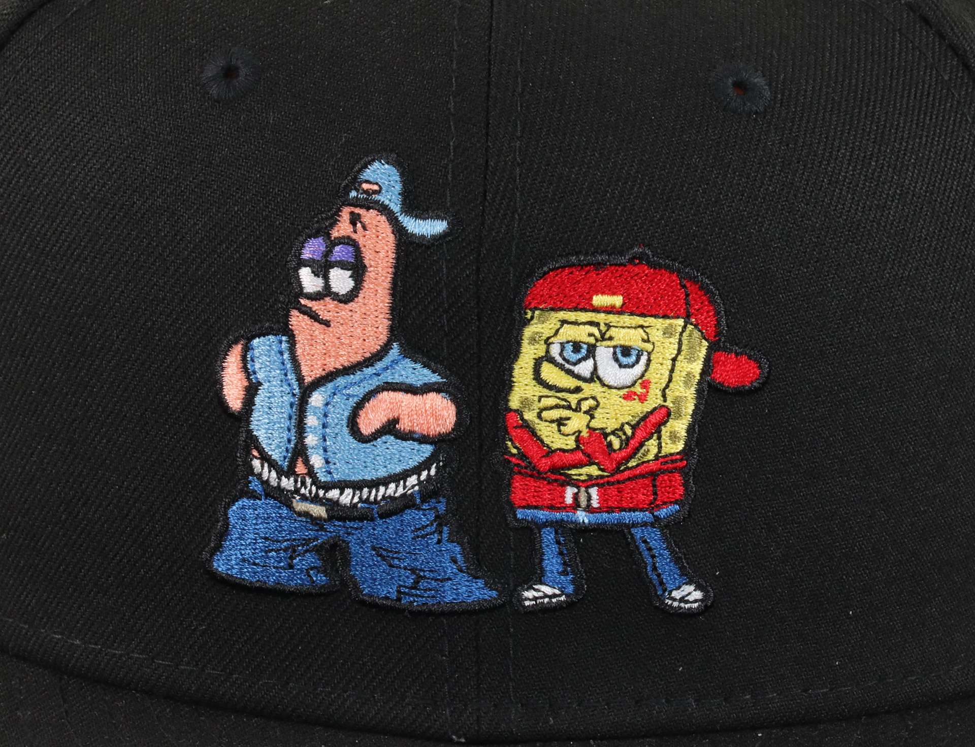 Spongebob Squarepants Spongebob & Patrick Pose Black 9Fifty Snapback Cap New Era