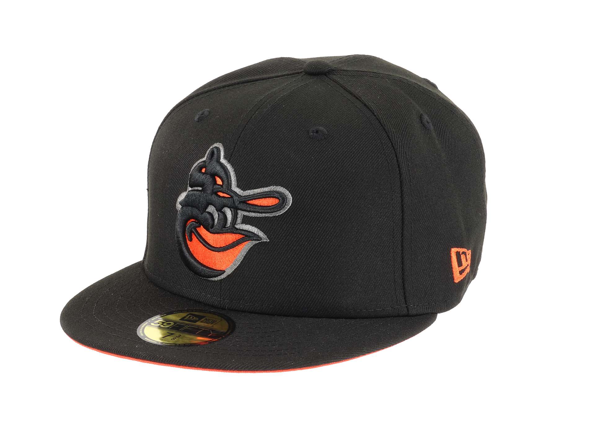 Baltimore Orioles MLB Sidepatch 60th Anniversary Black Cooperstown 59Fifty Basecap New Era