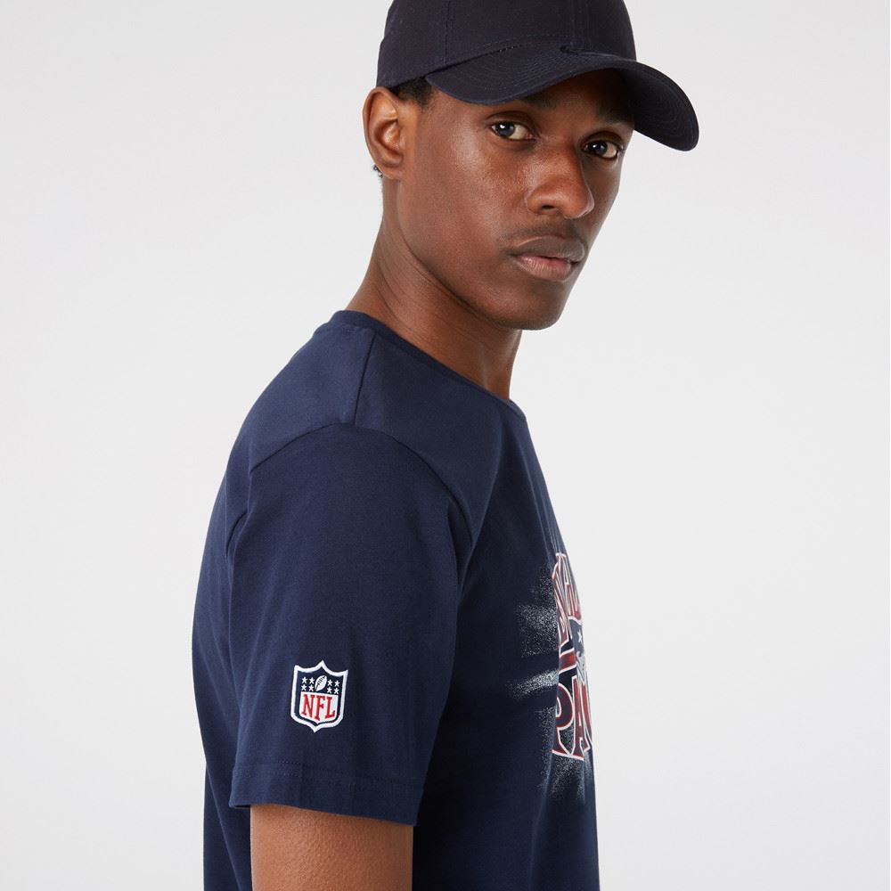 New England Patriots NFL Jersey Team Logo Tee T-Shirt New Era