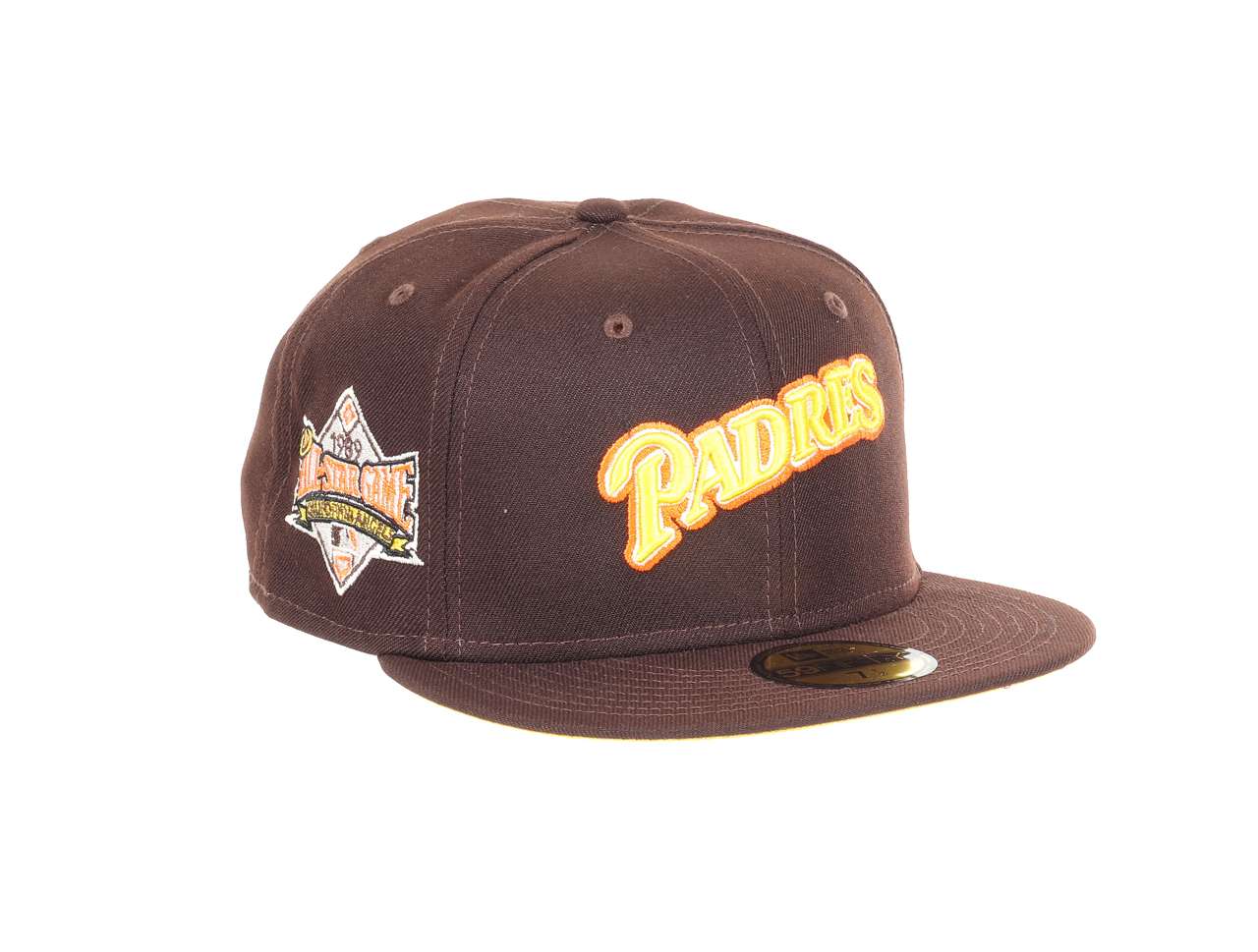 San Diego Padres MLB Cooperstown 1989 All Star Game Burnt Wood 59Fifty Basecap New Era