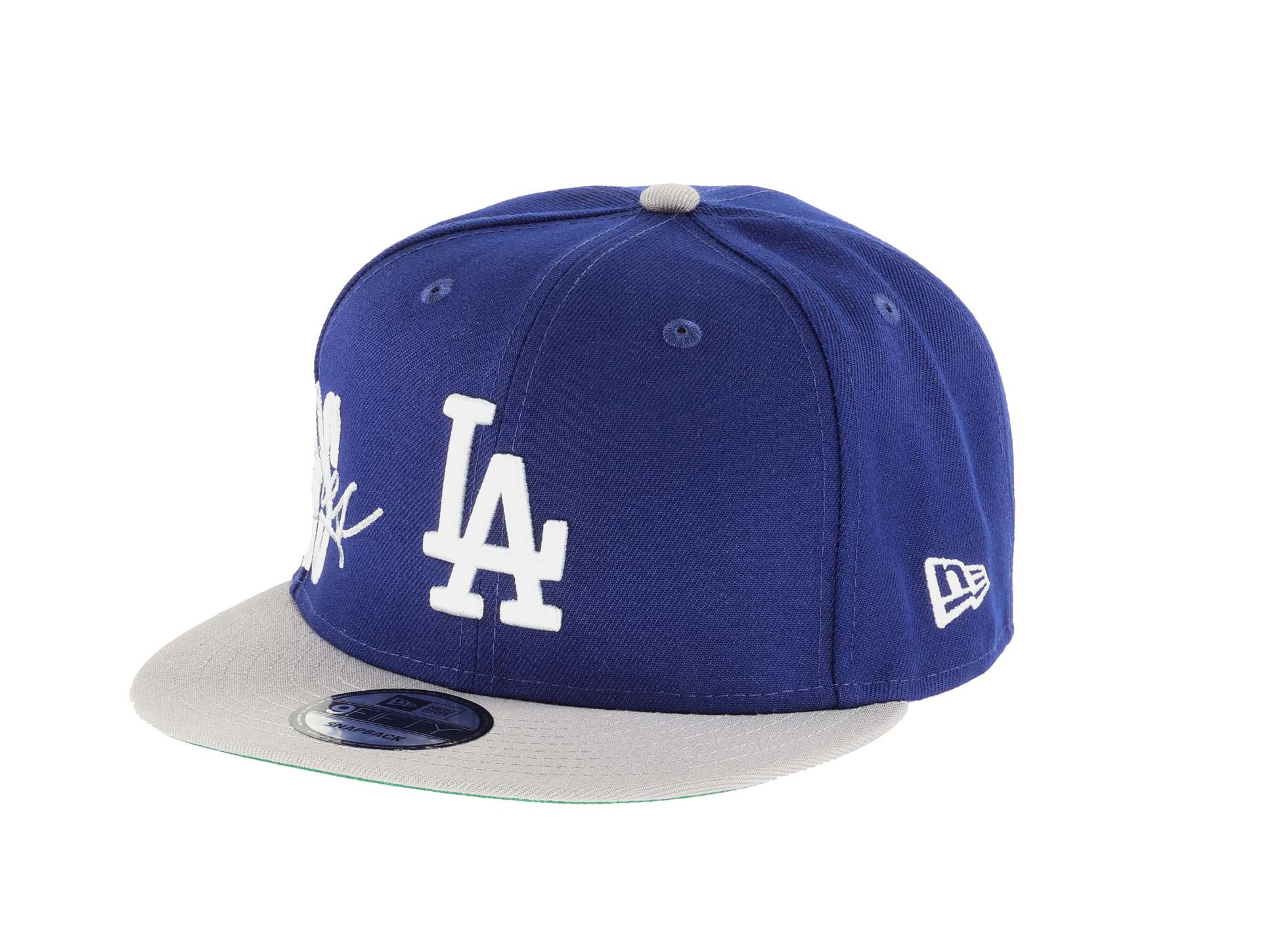 Los Angeles Dodgers Sidefont Blue / Grey 9Fifty Snapback Cap New Era