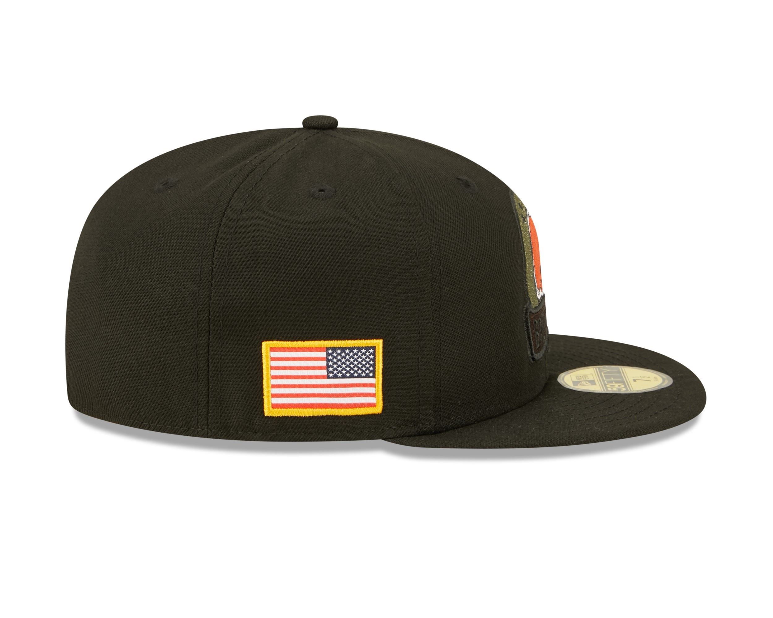 Cleveland Browns NFL Salute to Service 2022 Black 59Fifty Basecap New Era