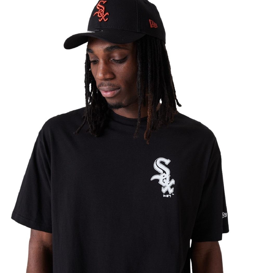 Chicago White Sox MLB League Essential Oversized Tee Black T-Shirt New Era