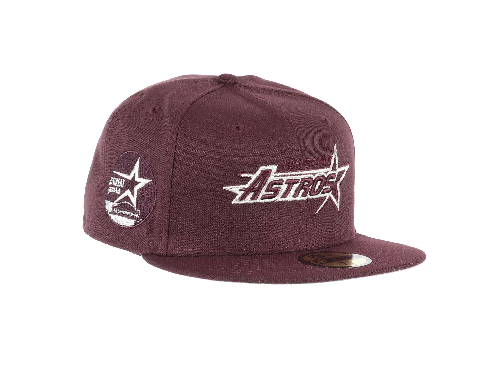 Houston Astros MLB 35 Great Years Sidepatch Maroon 59Fifty Basecap New Era