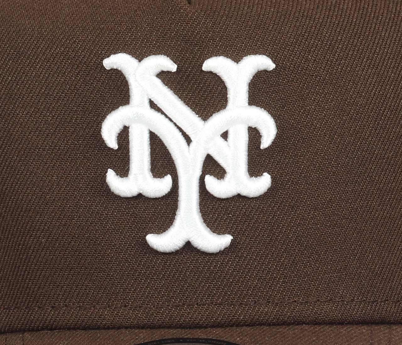 New York Mets MLB World Champions 1969 Sidepatch Walnut 9Forty A-Frame Snapback Cap New Era